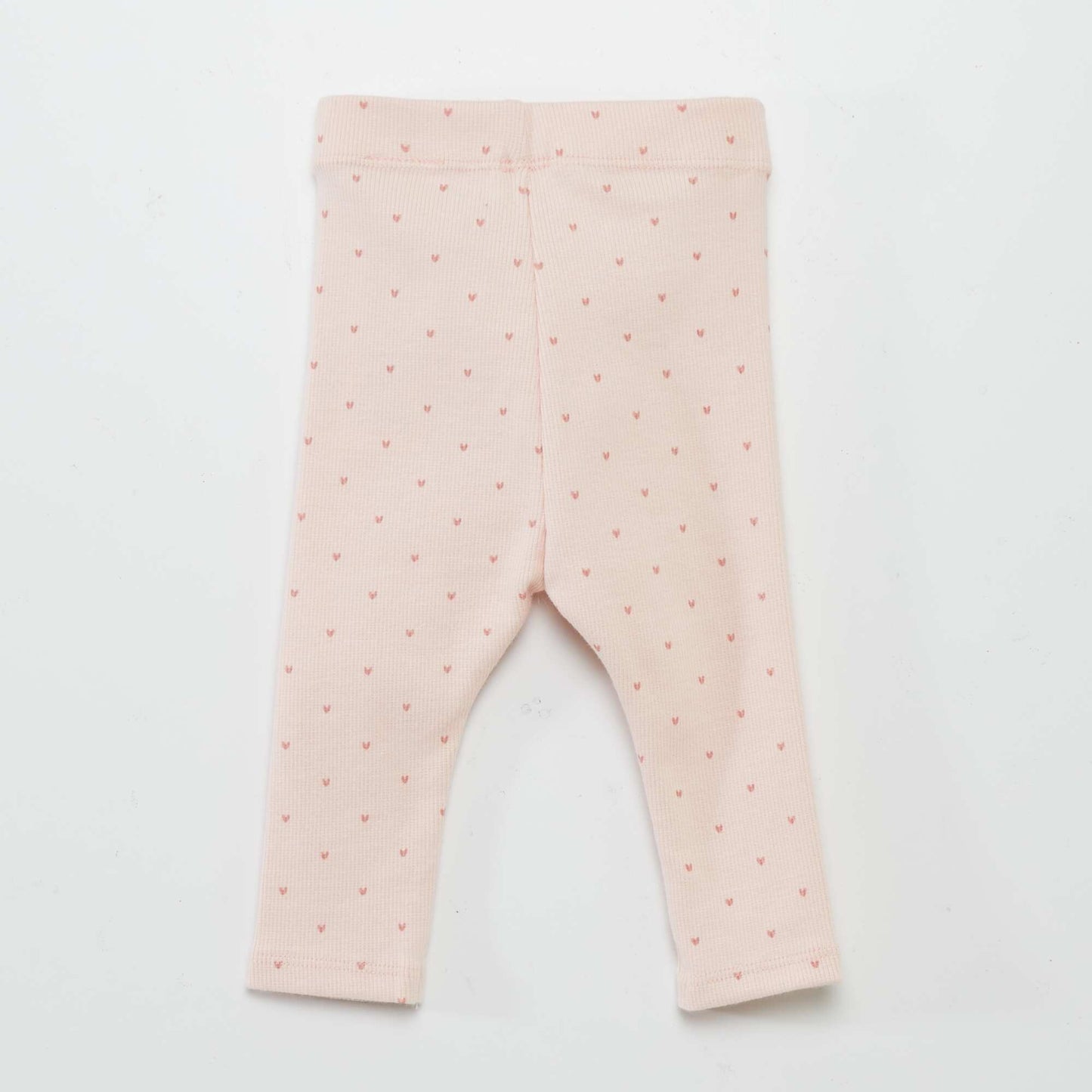 طماق طويلة منقوشة باللون الوردي