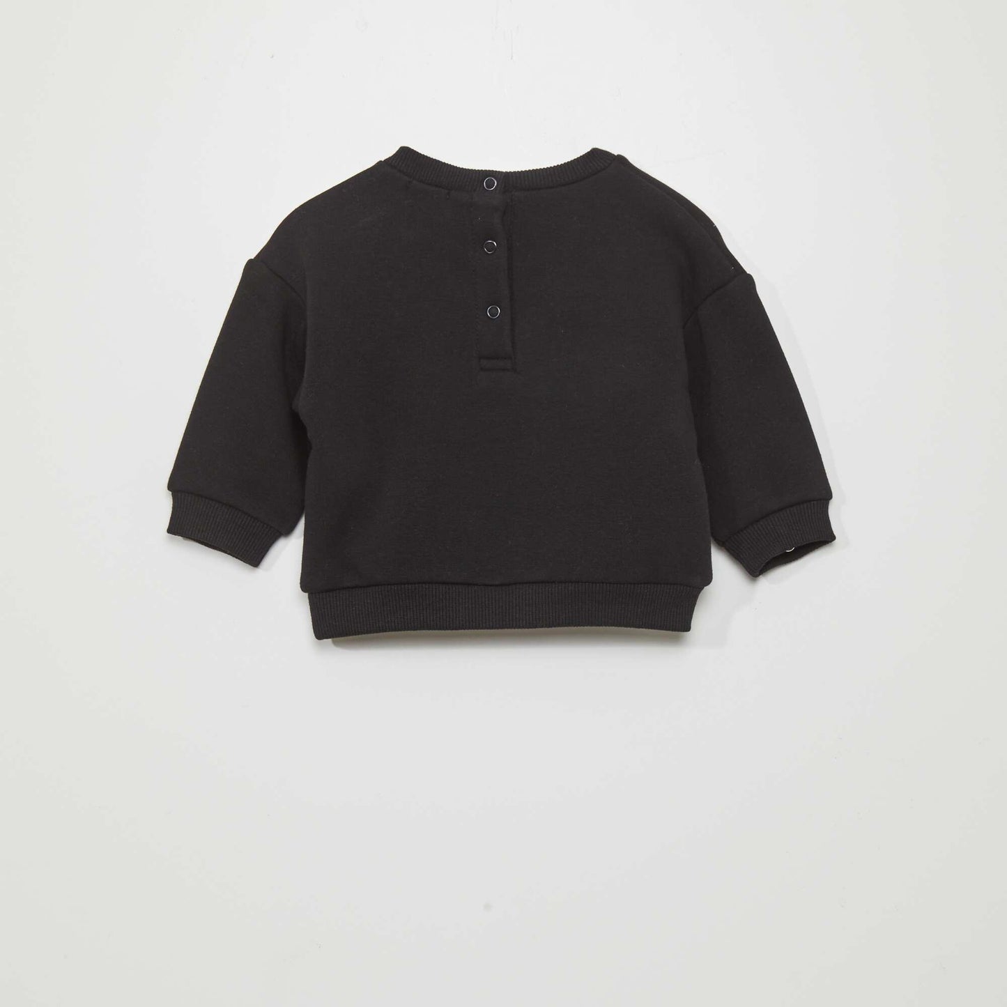Printed sweatshirt BLACK
