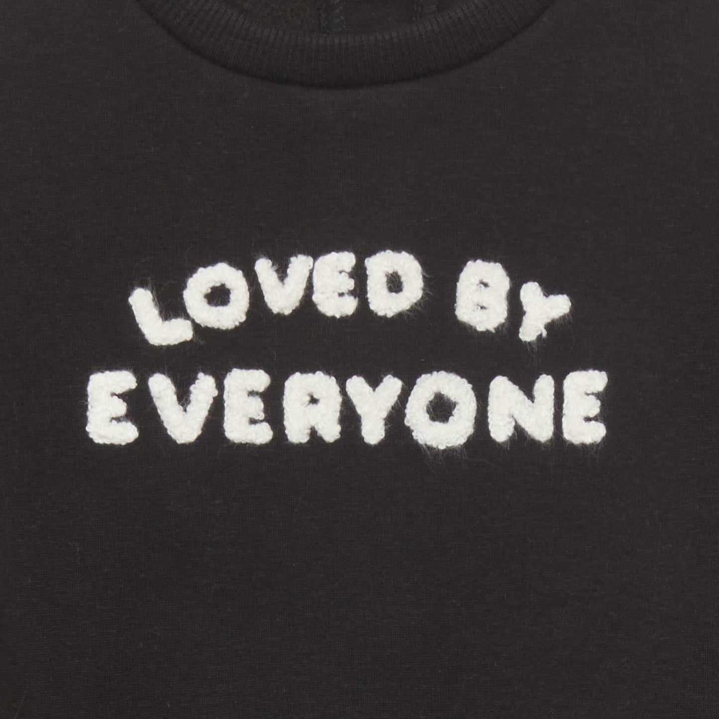 Printed sweatshirt BLACK