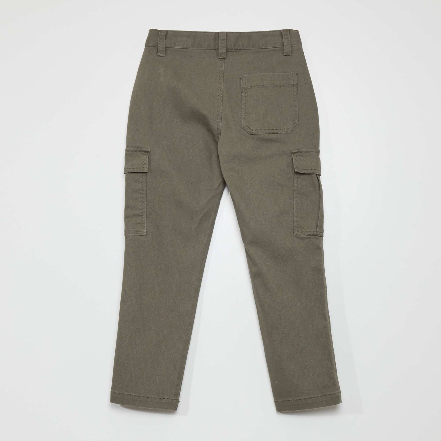 Slim-fit trousers with pockets KHAKI