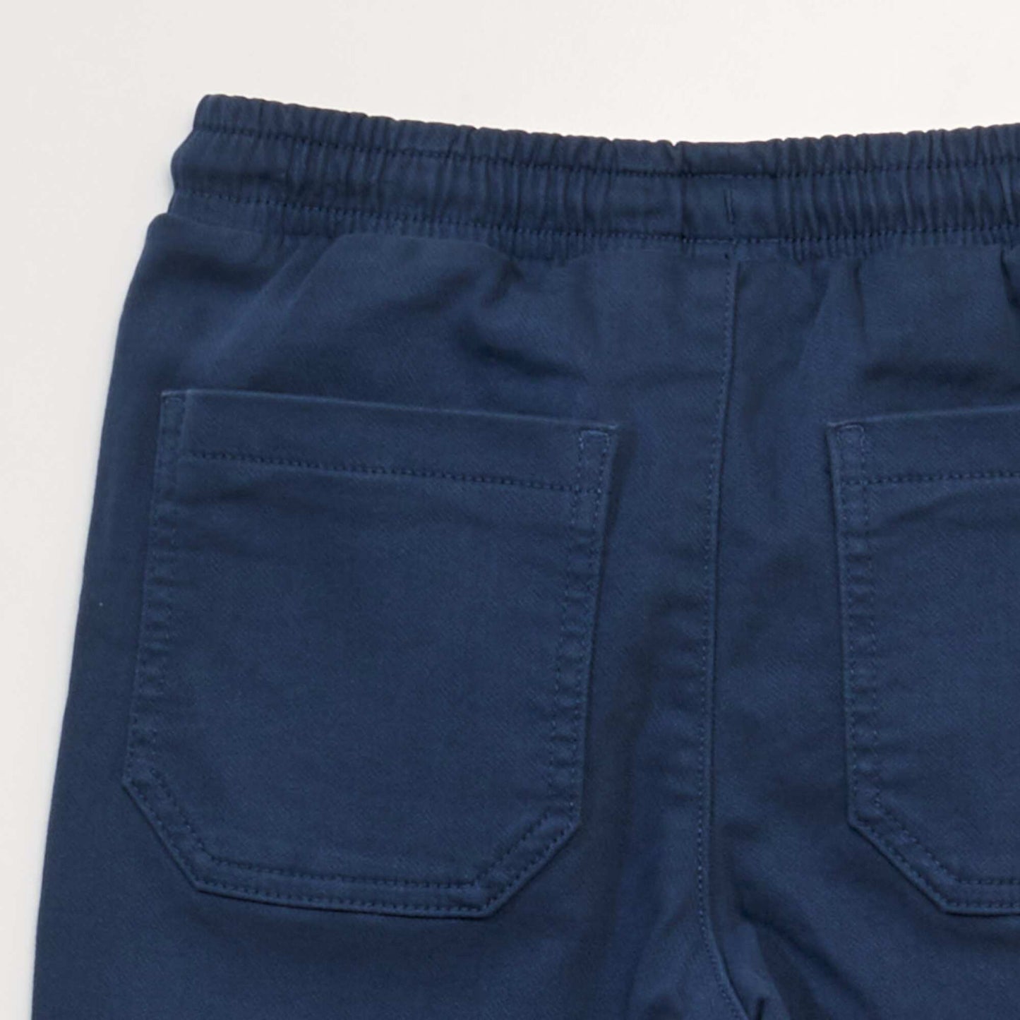 Jogger-style chinos BLUE