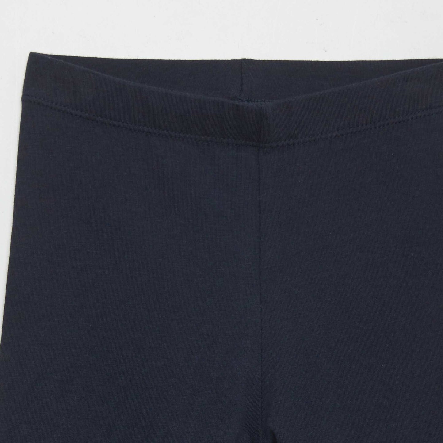 Stretch leggings 3/4 below-the-knee length blue