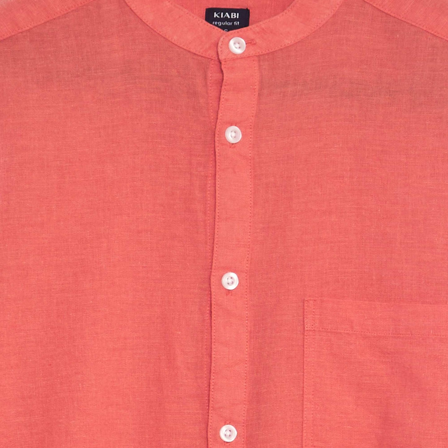 Mandarin collar shirt PINK