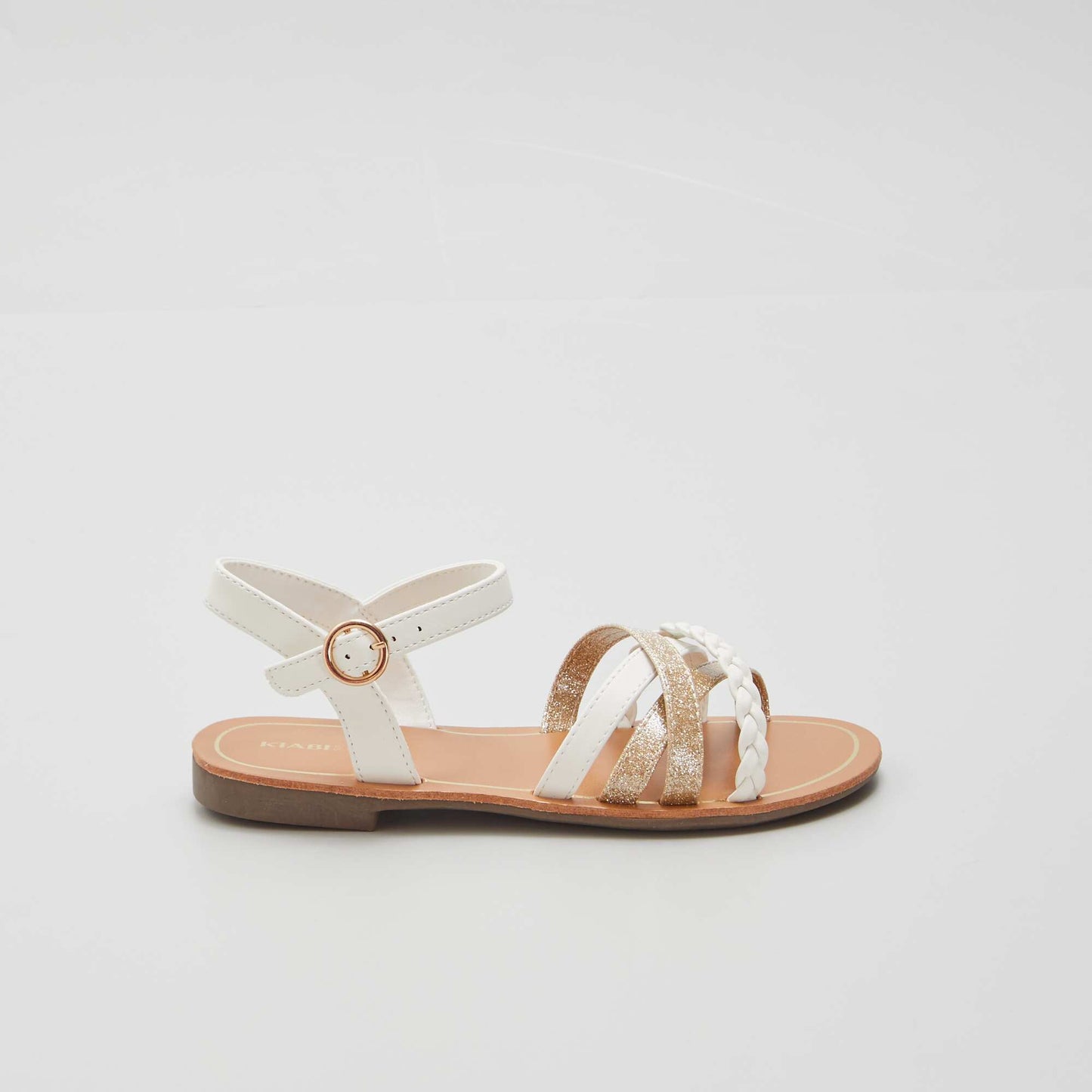Multi-strap sandals white