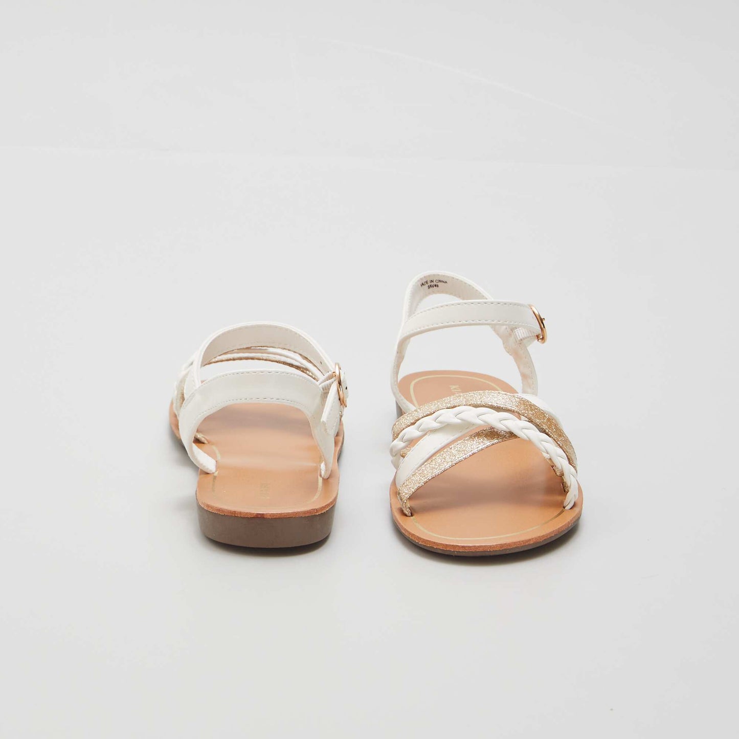 Multi-strap sandals white