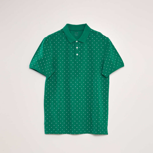 Fancy polo shirt GREEN