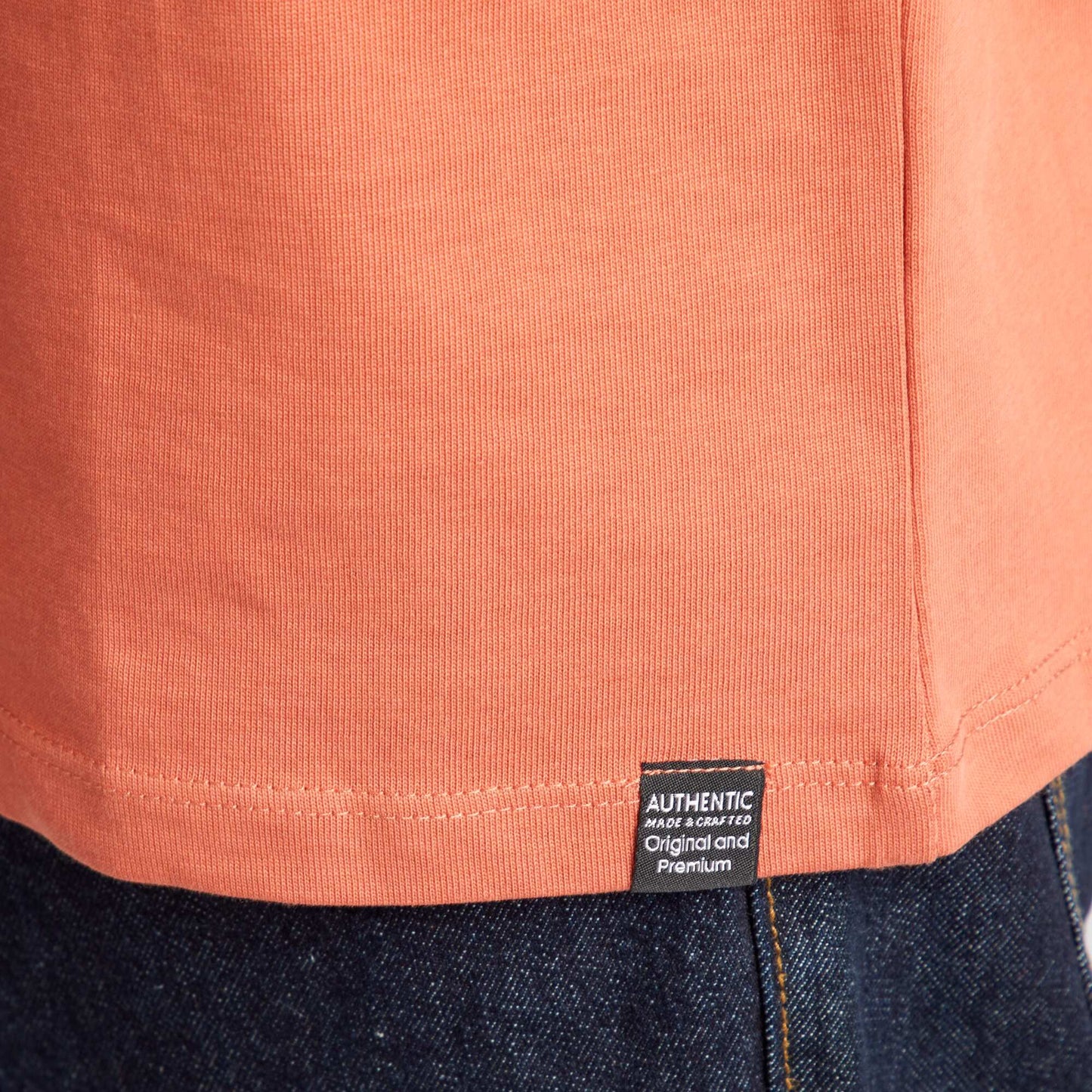 تي شيرت قطن سادة أحمر