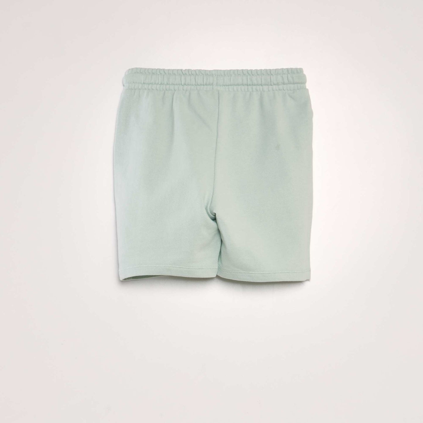 Surfer-style French terrycloth Bermuda shorts WHITE