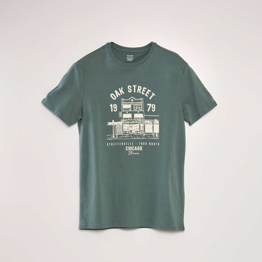 Printed T-shirt GREEN