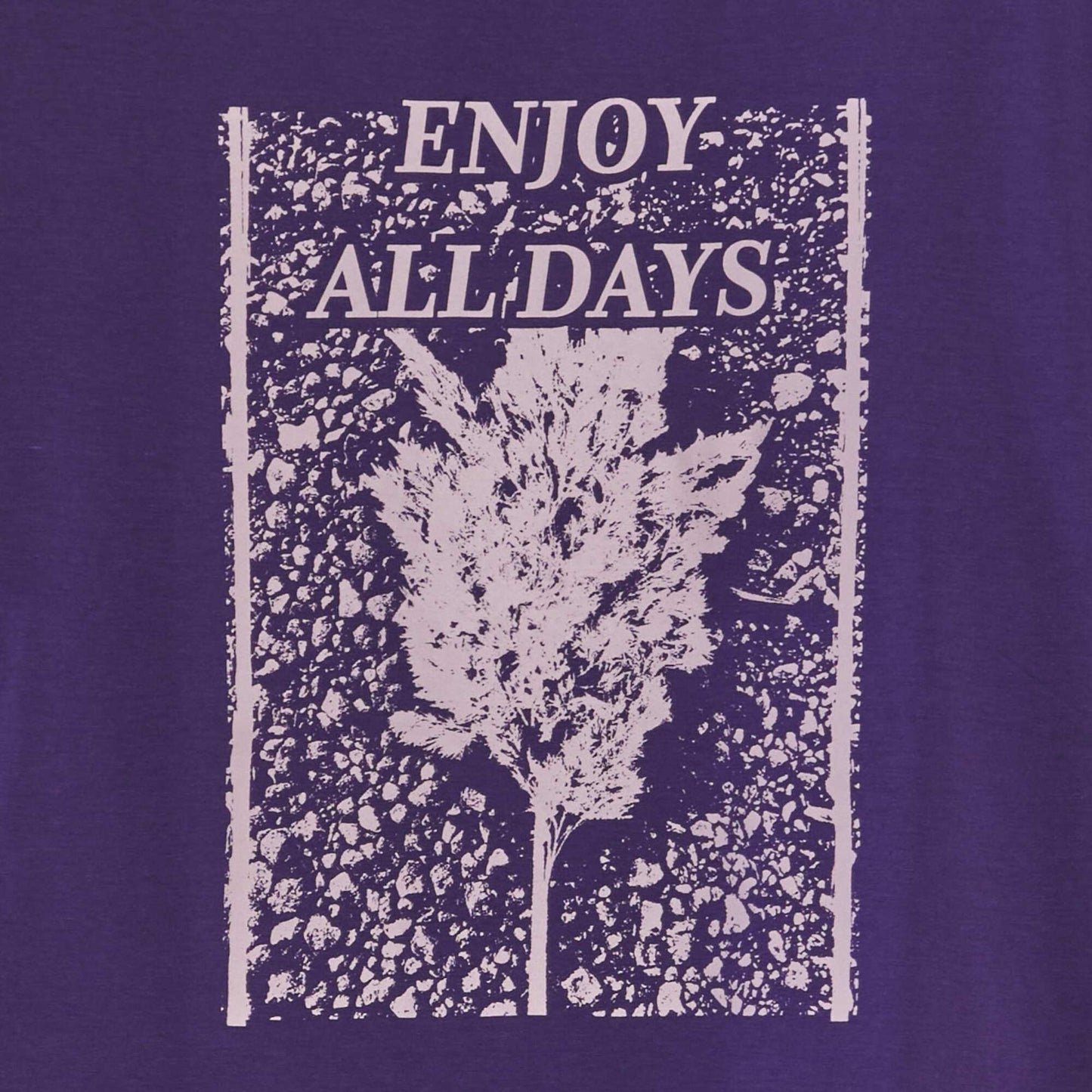 Printed T-shirt PURPLE
