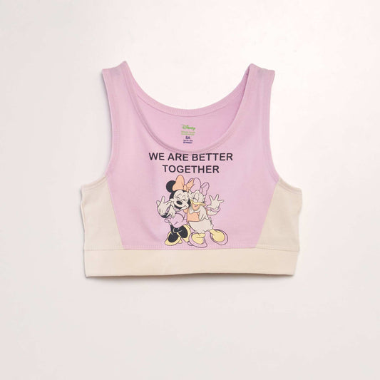 Minnie Mouse and Daisy Duck sports crop top PINK