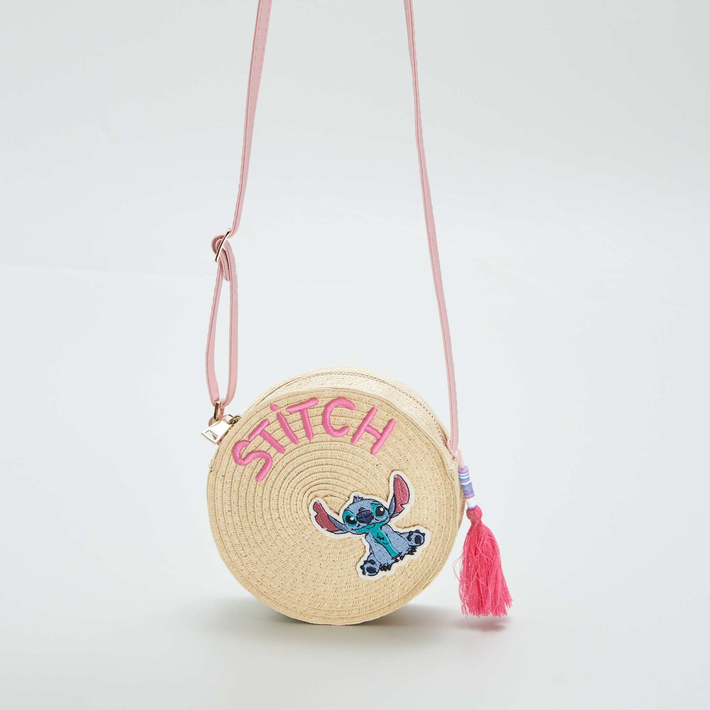 'Disney' 'Stitch' straw bag BLUE