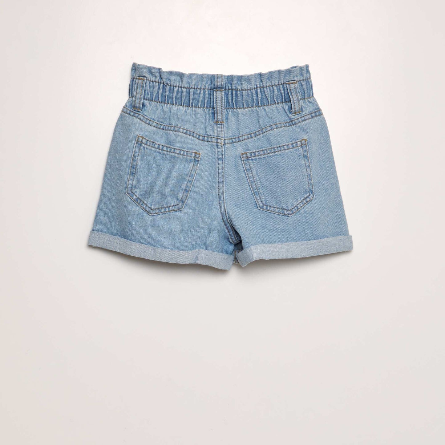 Denim shorts BLUE