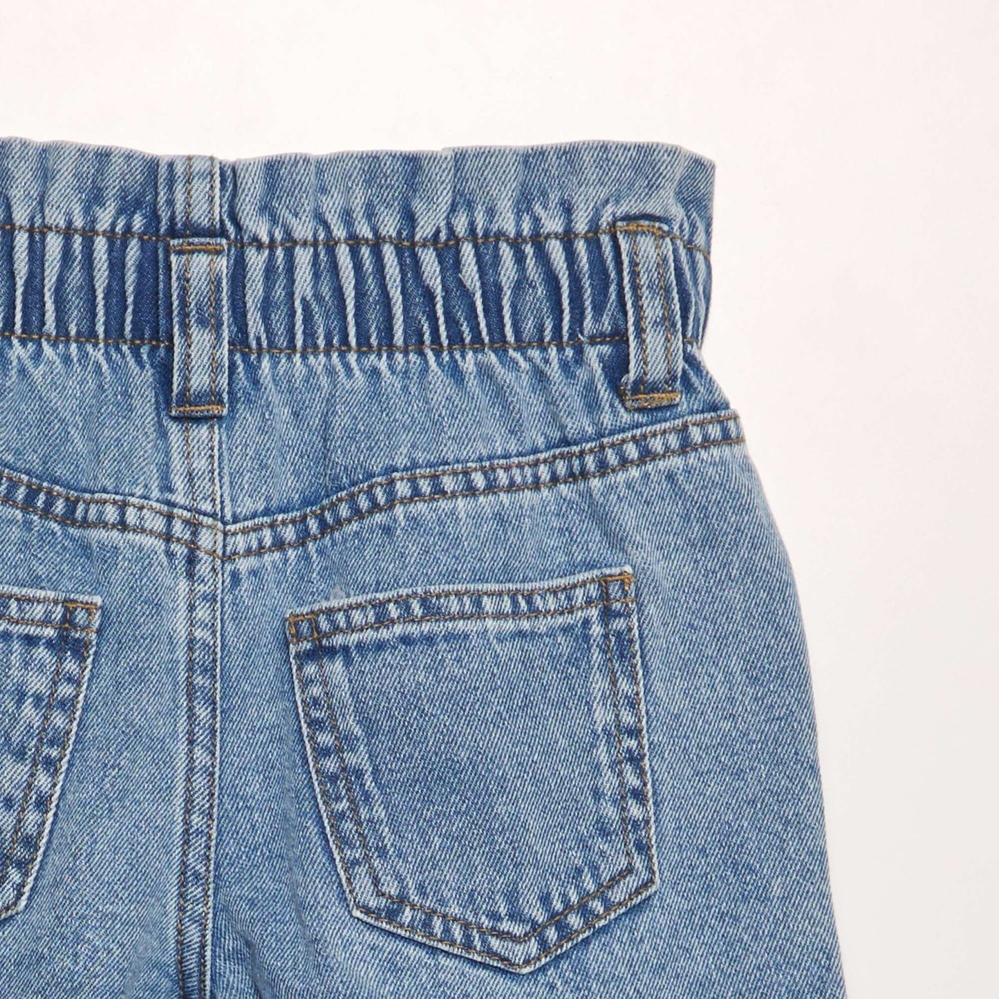 Denim shorts BLUE