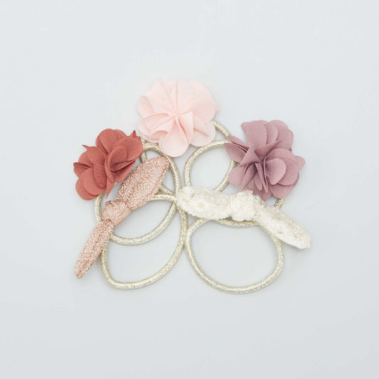 Pack of 5 cute hairbands PINK