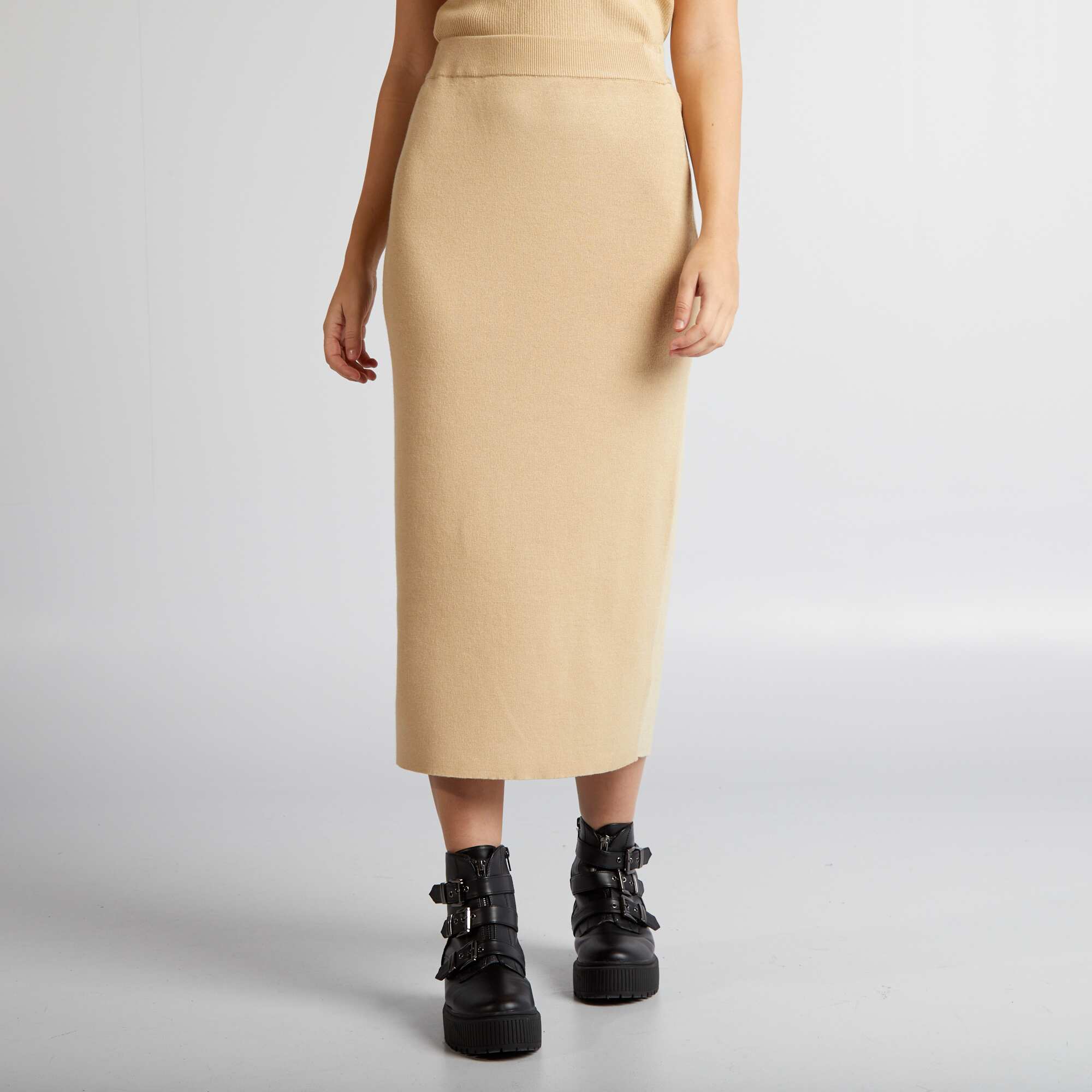 Asos Design Topshop Knit Midi Skirt ASOS DESIGN Knitted Midi Skirt