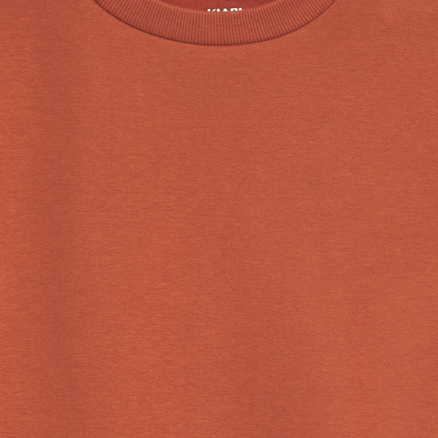 عادي سويت شيرت برتقالي