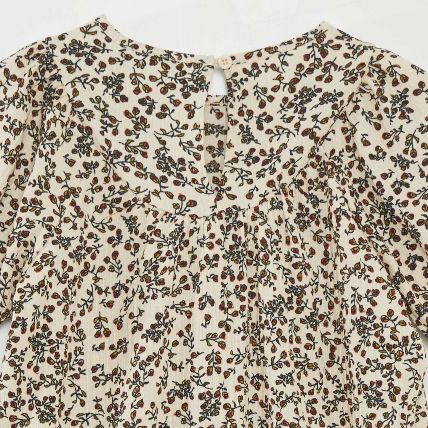 Full-skirt dress WHITE