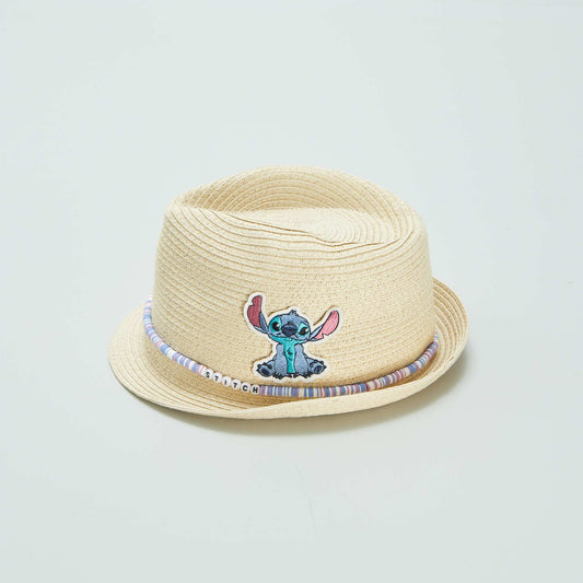 Disney Stitch straw hat BEIGE