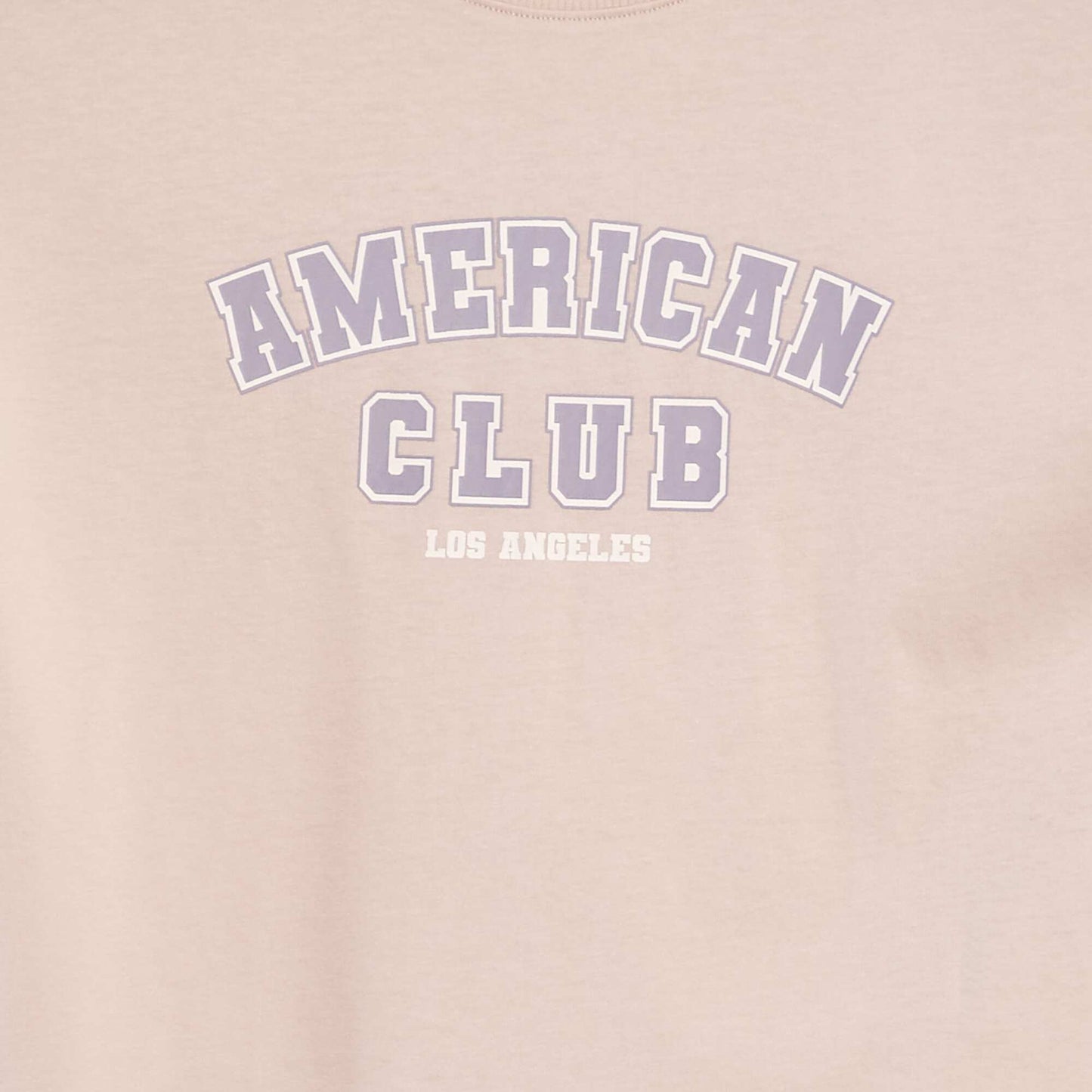 طباعة بأكمام قصيرة تيشرت أبيض