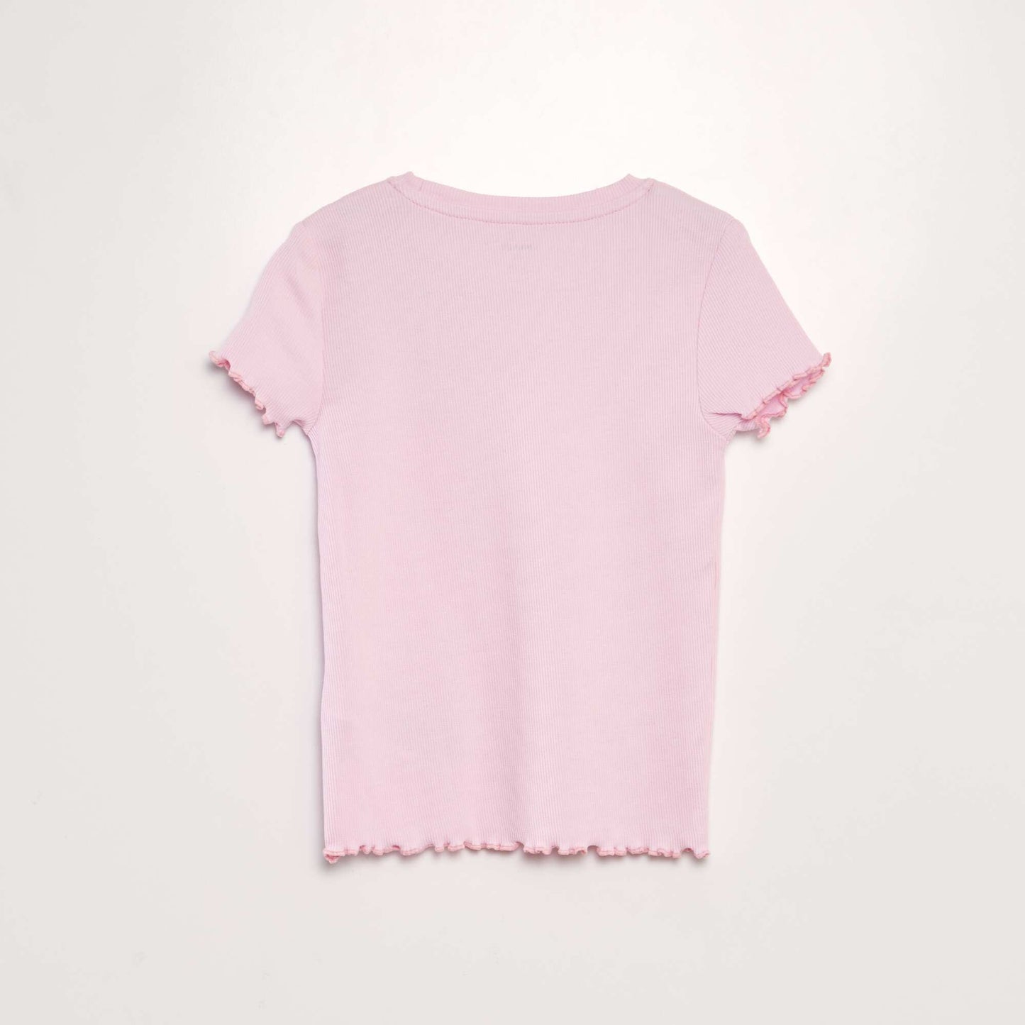 T-shirt with cut-out at the front PINK
