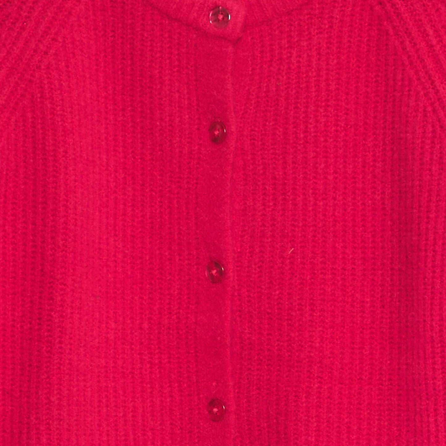 Knitted round-neck cardigan PINK