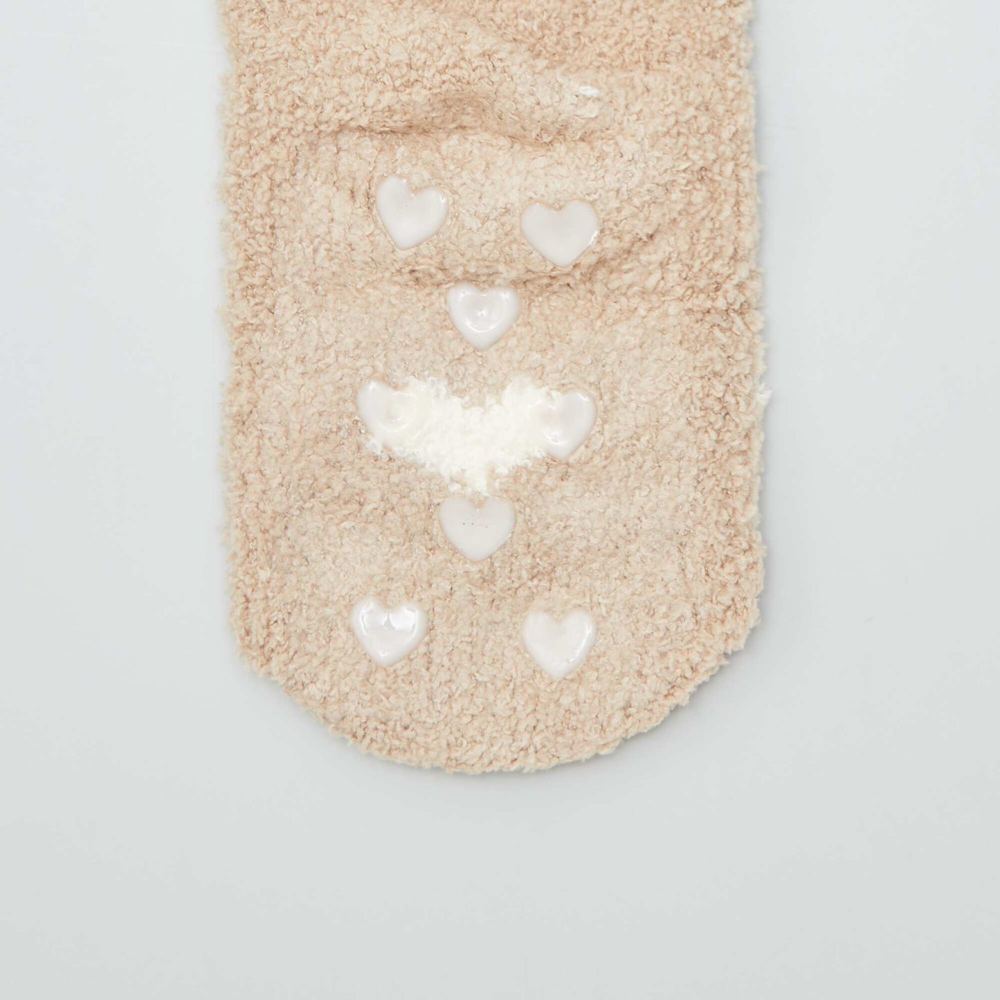 عبوة من 2 زوجين من الجوارب الدافئة اللطيفة باللون البيج