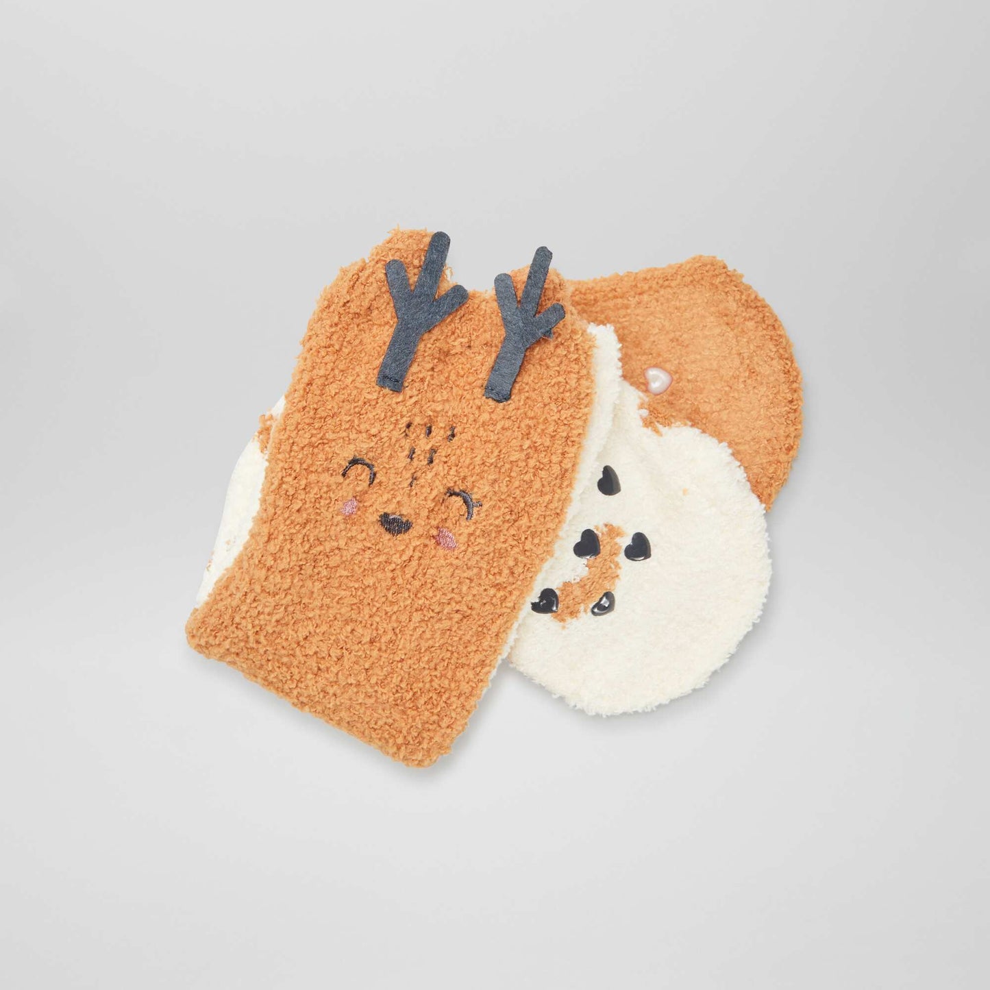 عبوة من 2 زوجين من الجوارب المنقوشة BROWN