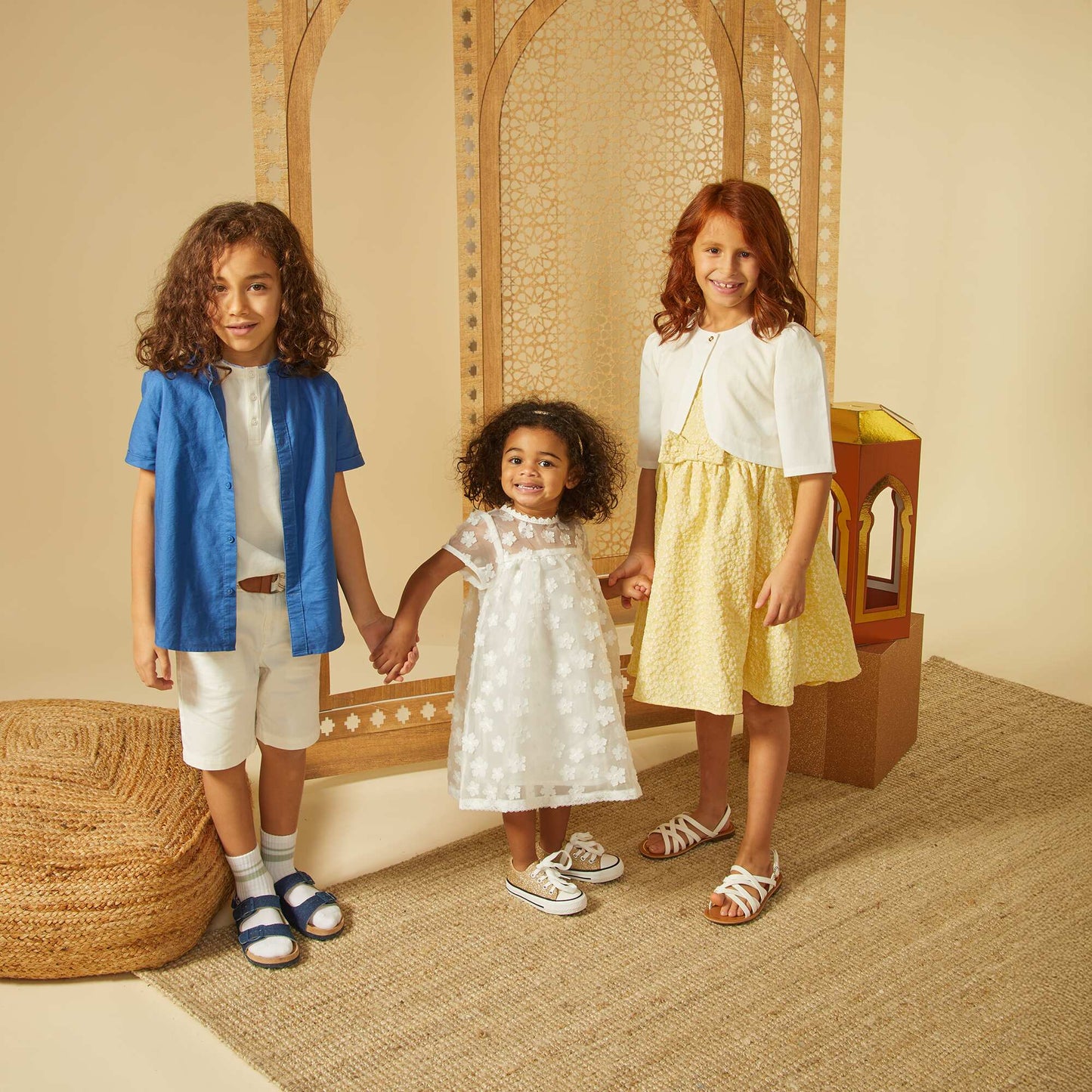 Open-style blouse WHITE