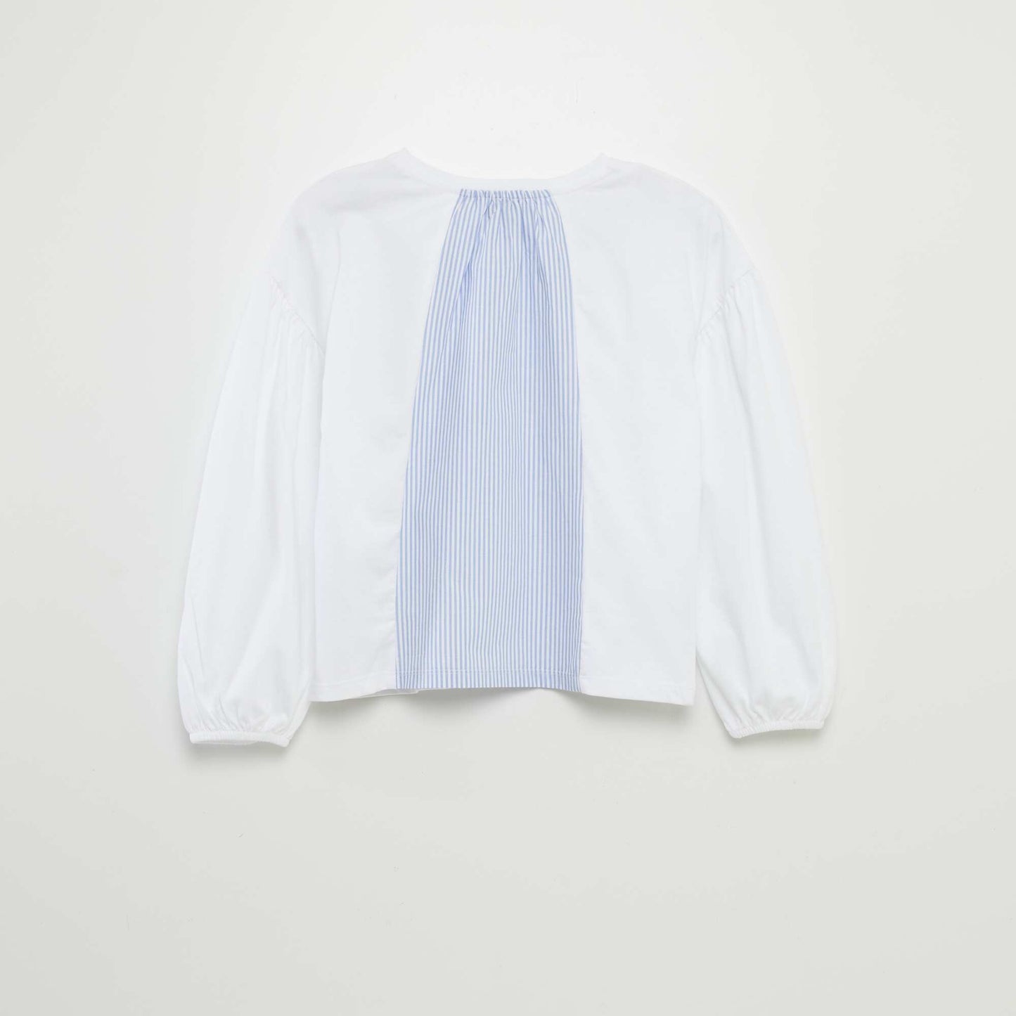 تي شيرت "نيويورك" مع تيشيرت "نيويورك" مع بطانة من البوبلين الأبيض