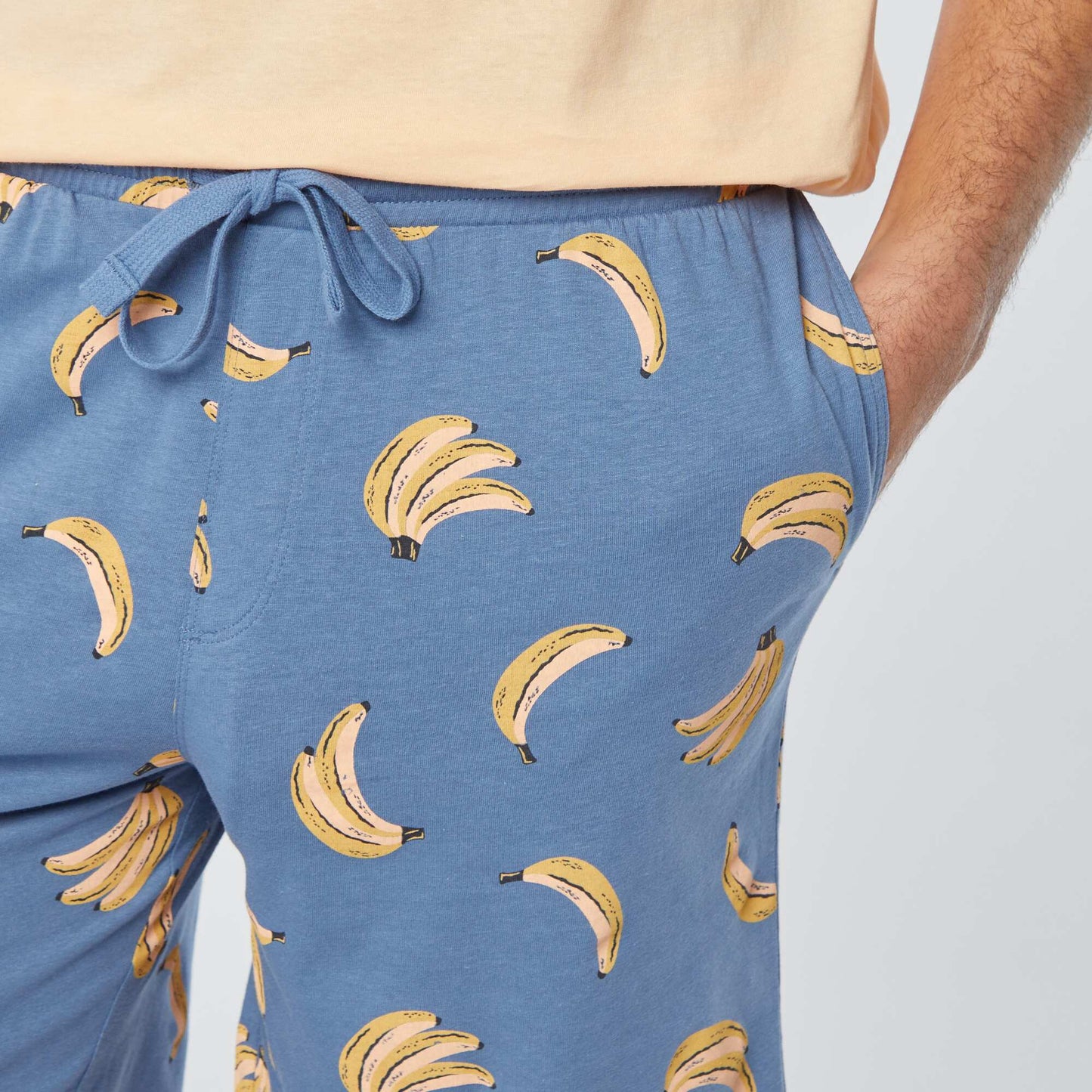 بيجامة قصيرة - طقم مكون من قطعتين برتقالي