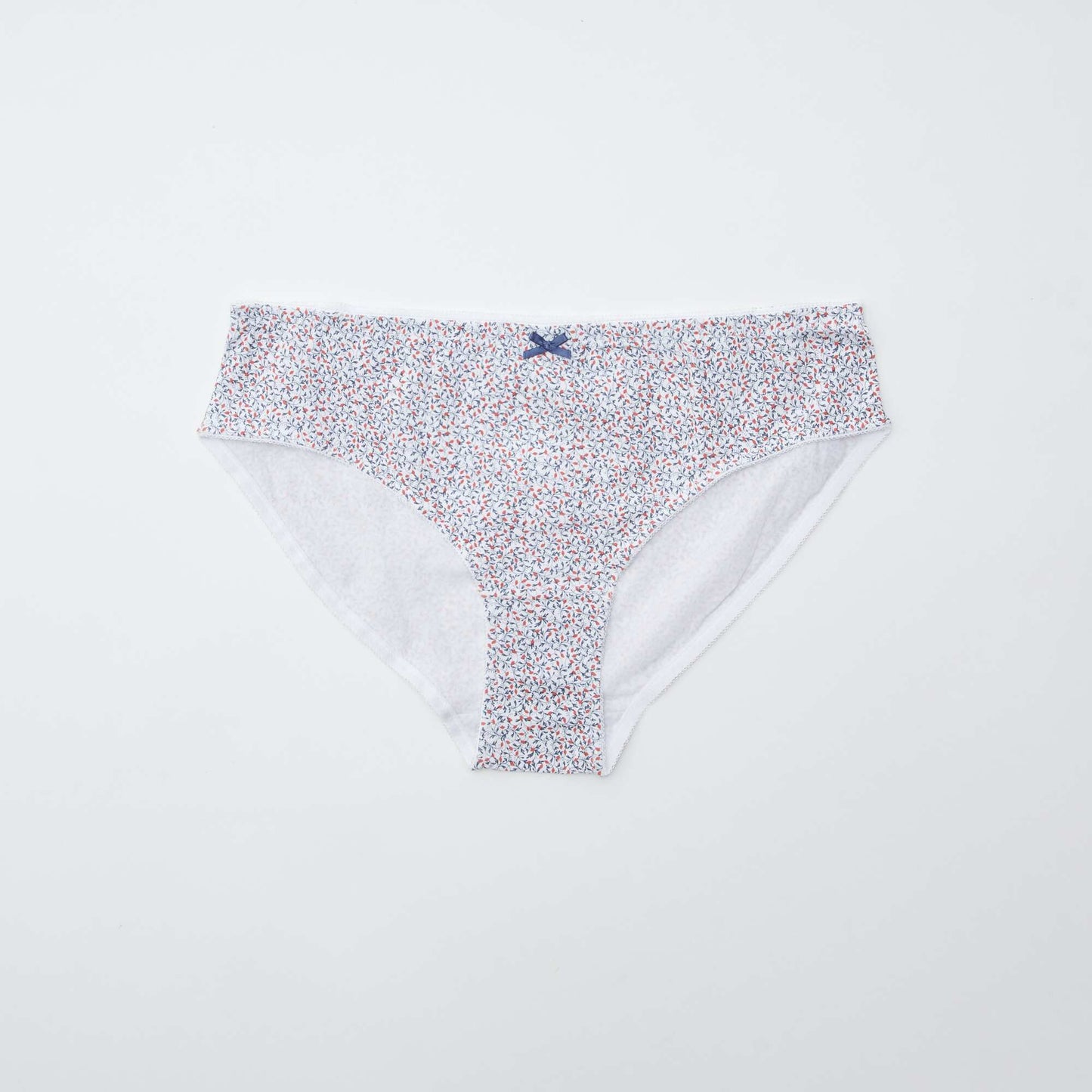 Pack of 3 stretch cotton briefs BLUE