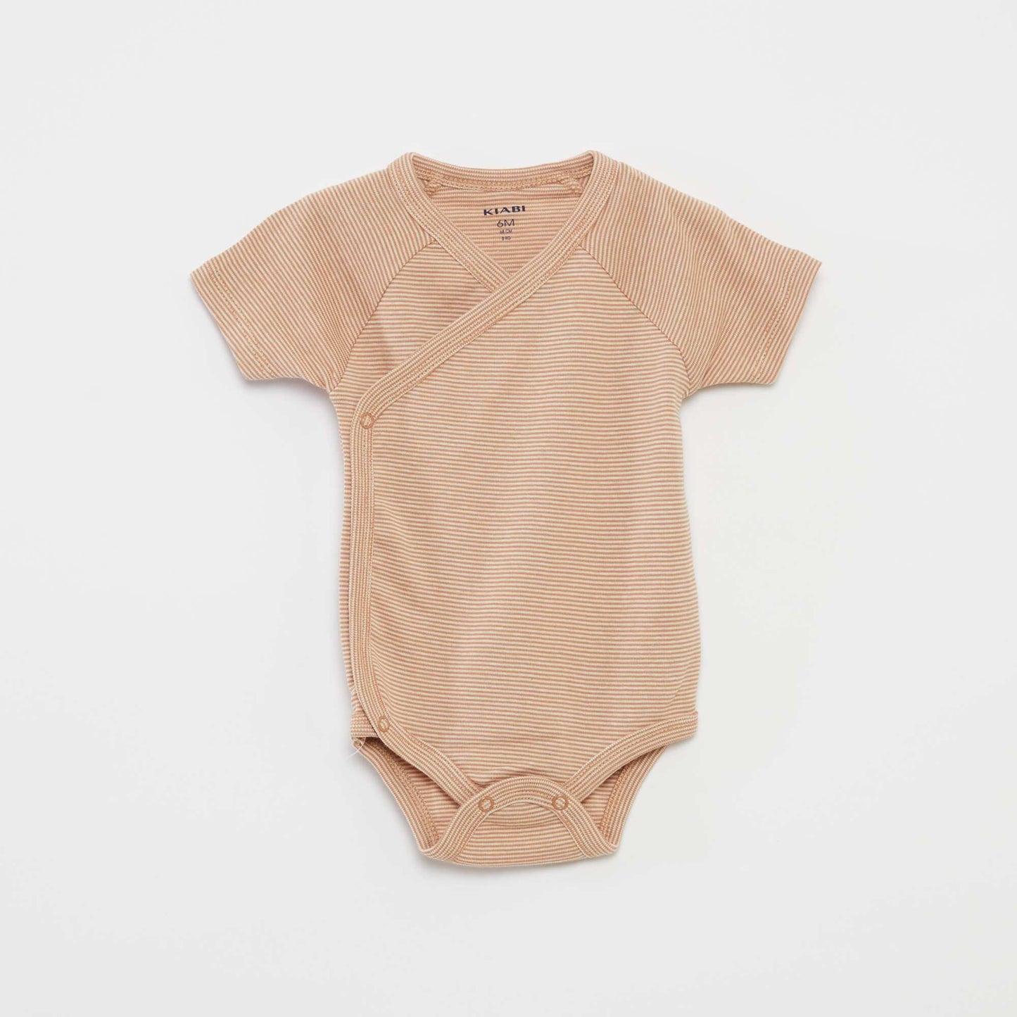 عبوة من 3 بدلات داخلية بياقة متقاطعة باللون الأبيض