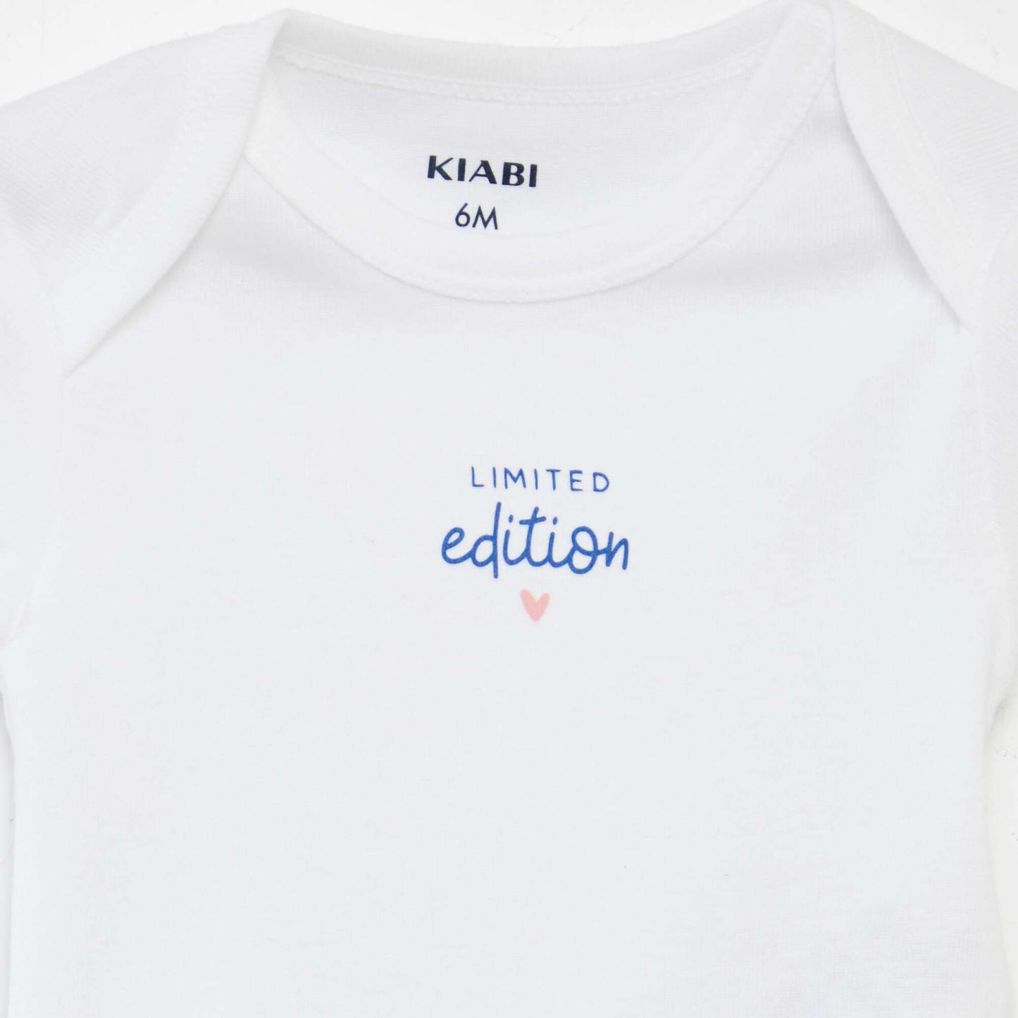 Printed cotton bodysuits - Pack of 3 WHITE