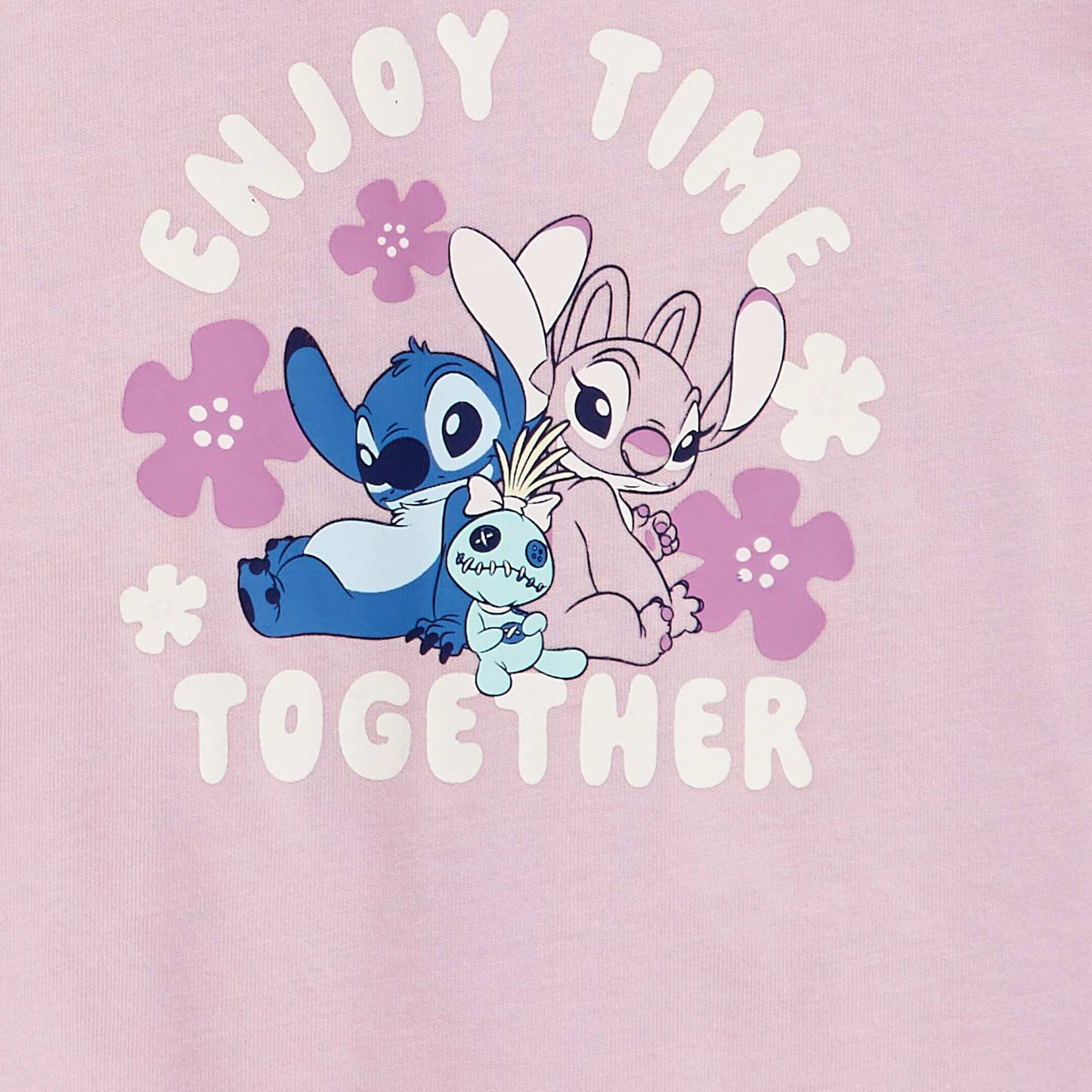 مجموعة من 2 بدلة نوم "ستيتش" من ديزني - طقم مكون من قطعتين باللون الوردي