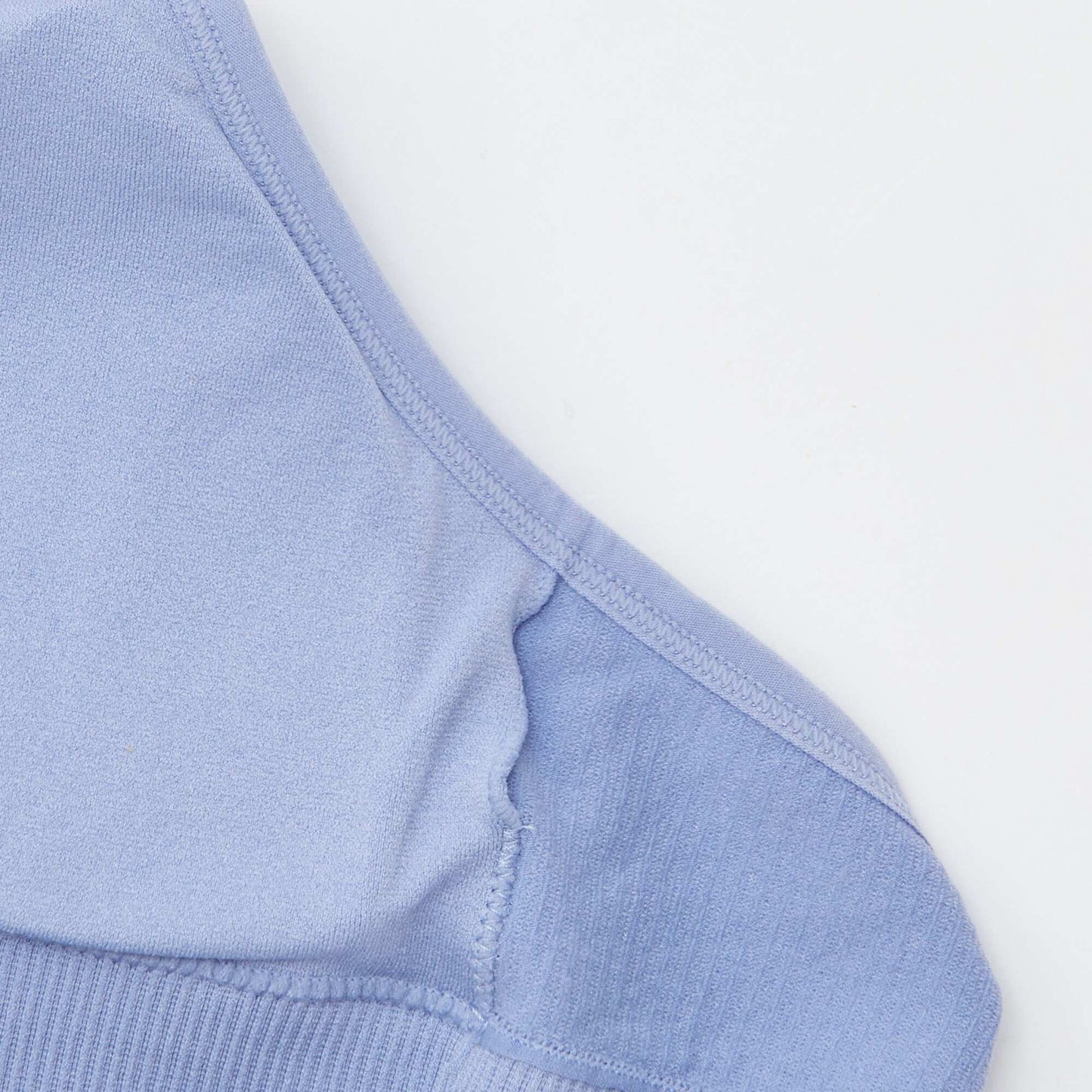 Pack of 2 ribbed bralettes BLUE