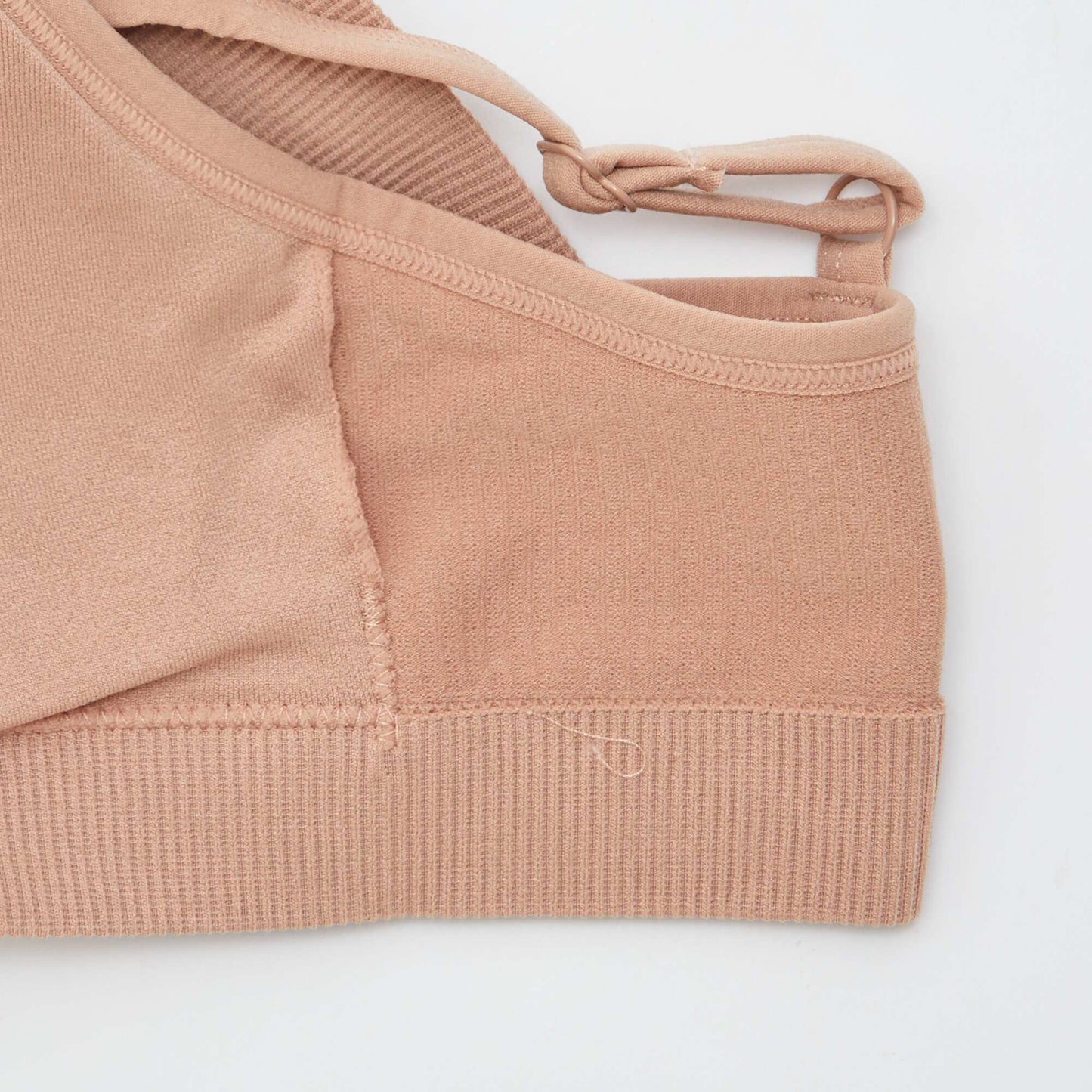 Pack of 2 ribbed bralettes PINK