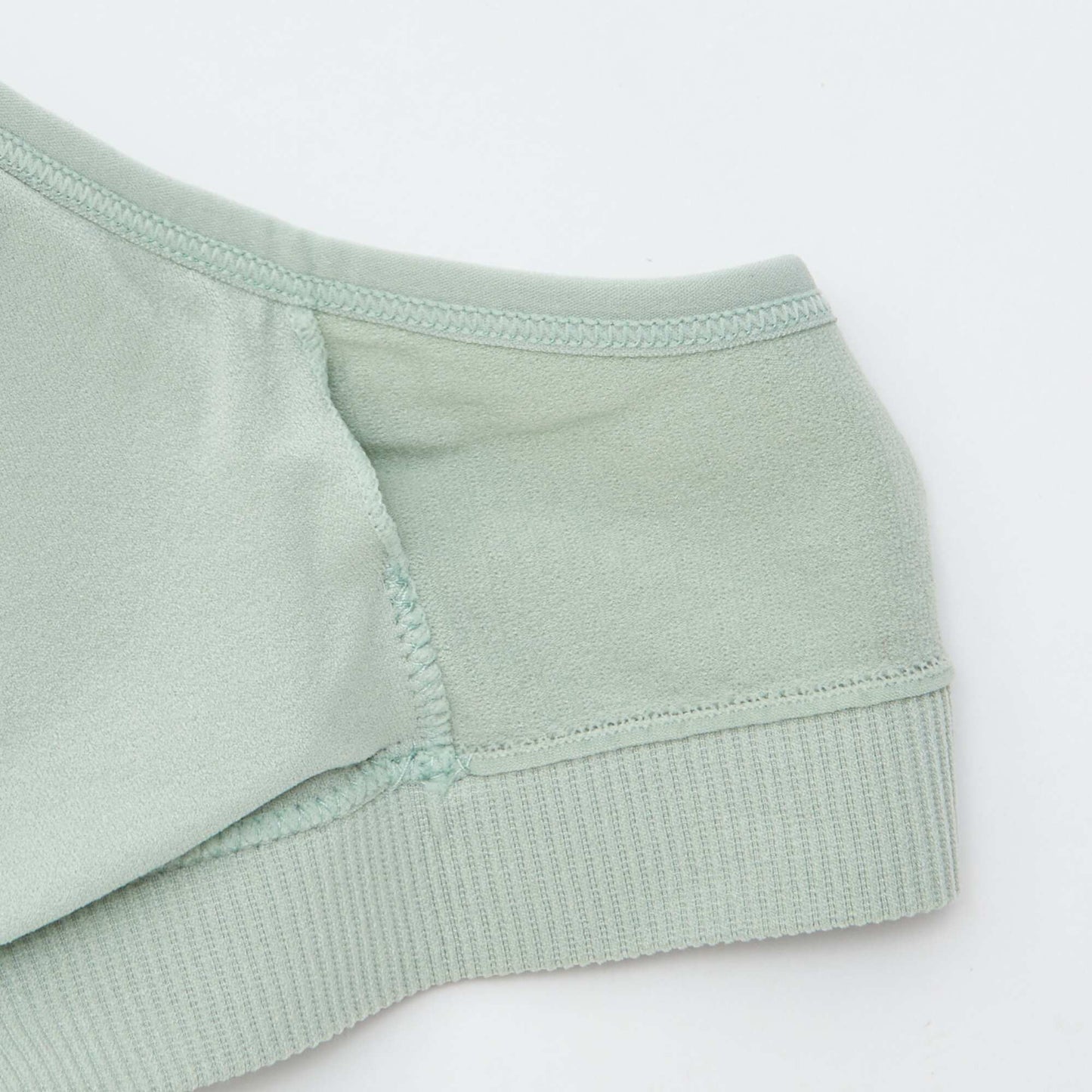 Pack of 2 ribbed bralettes BLUE