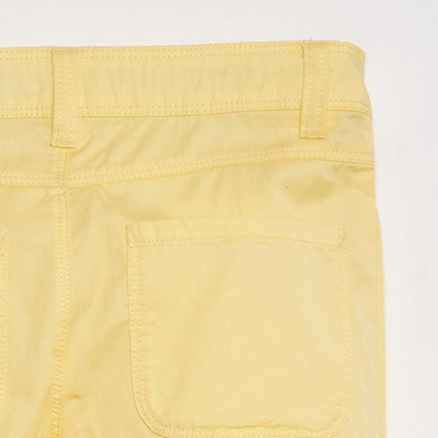 Lightweight wide-leg trousers YELLOW