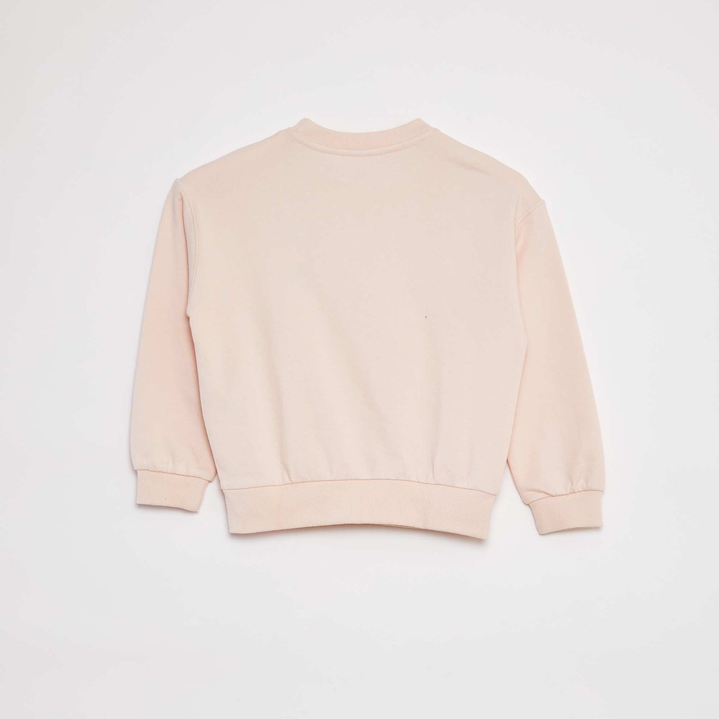 Long-sleeved sweatshirt with print PINK