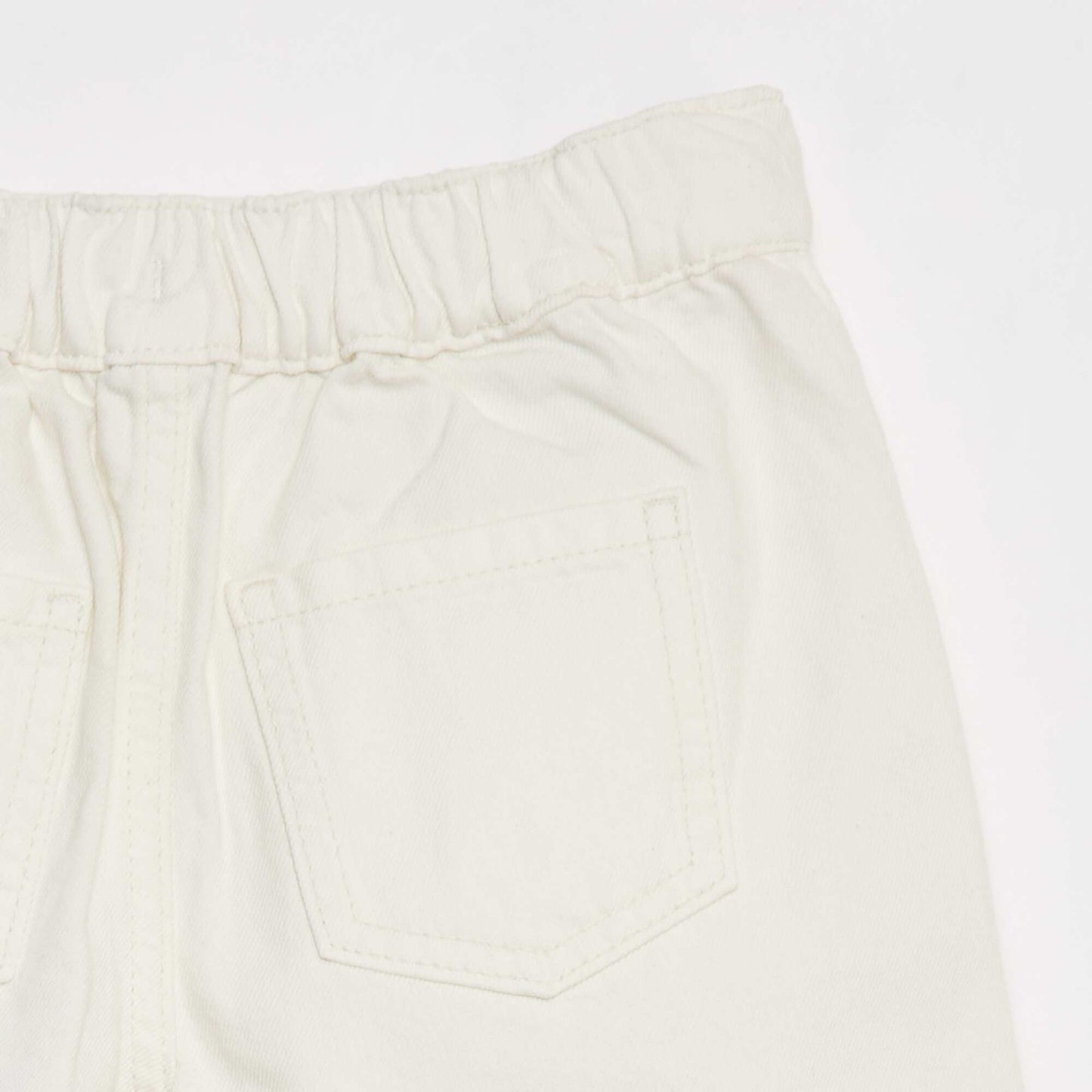 Denim skort WHITE