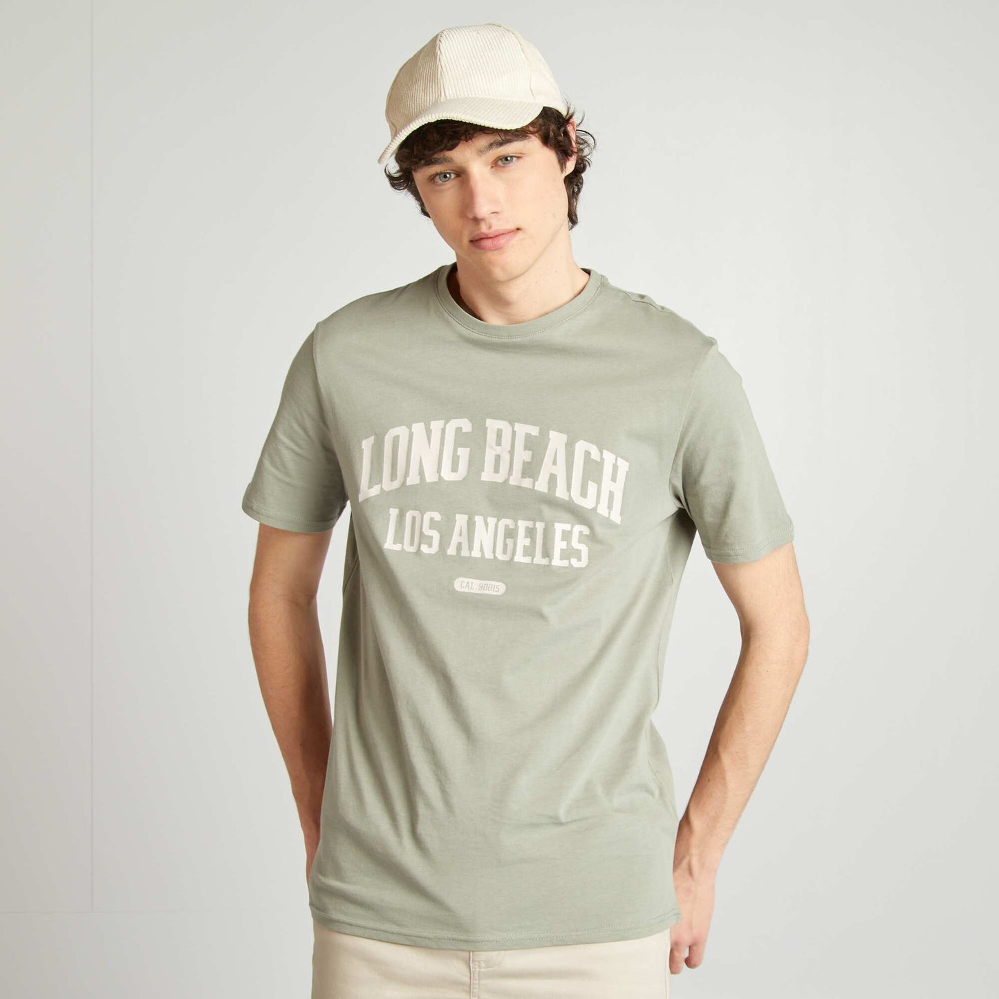 جيرسيه مطبوع تيشرت أخضر