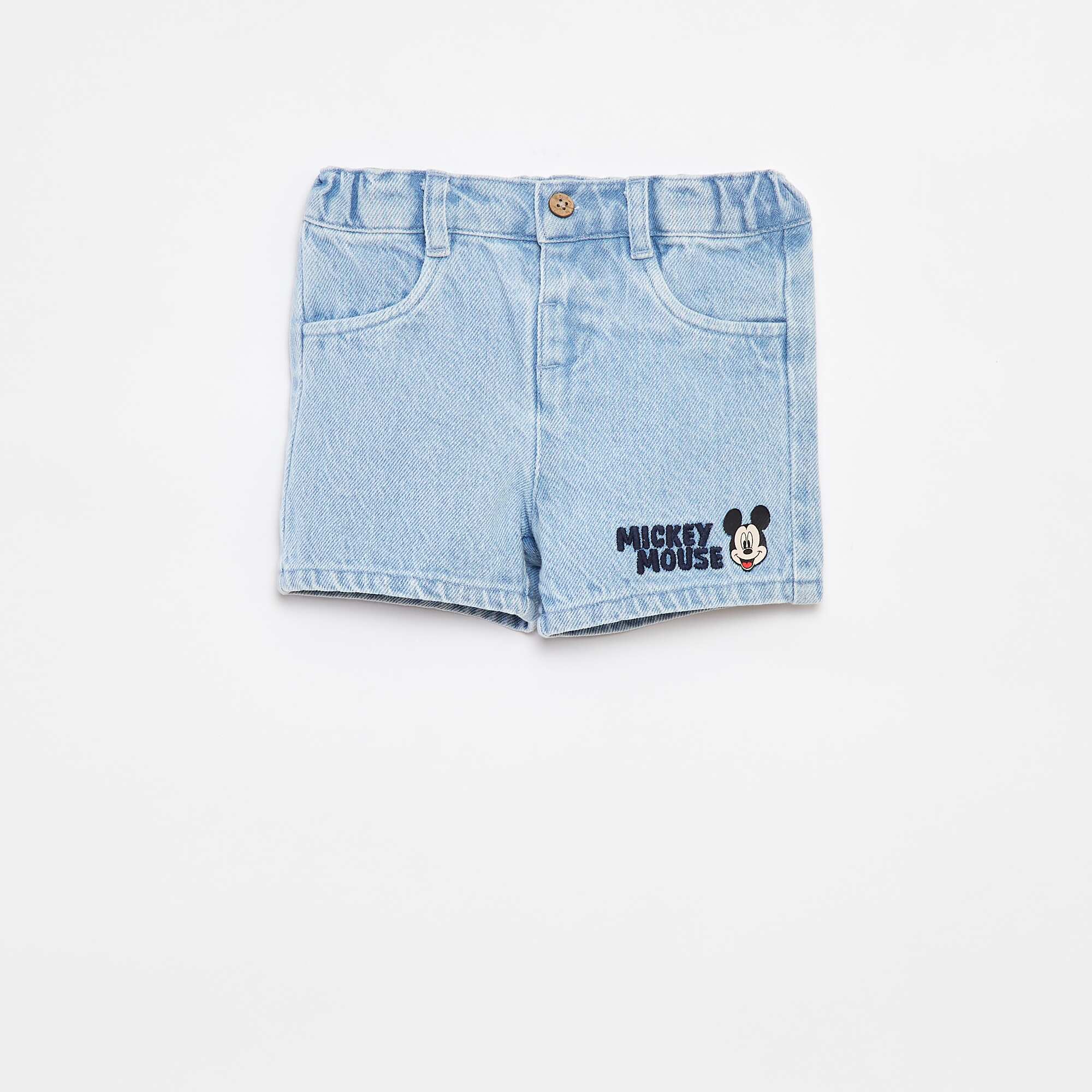 Disney' 'Mickey' denim shorts BLUE – Kiabi KSA