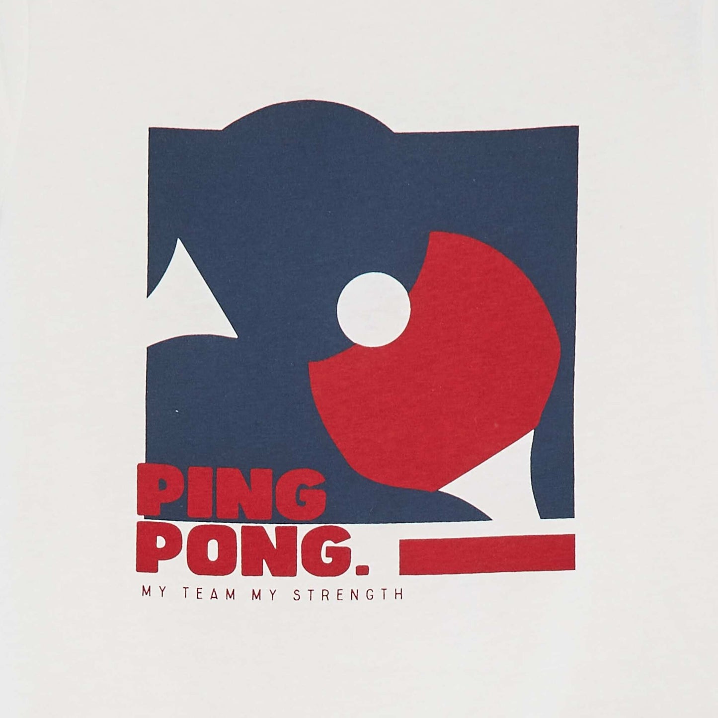 Short-sleeved printed T-shirt WHITE