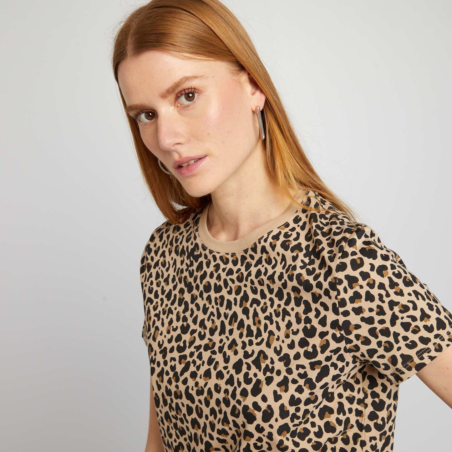 قلب التصميم البيئي تيشرت بيج