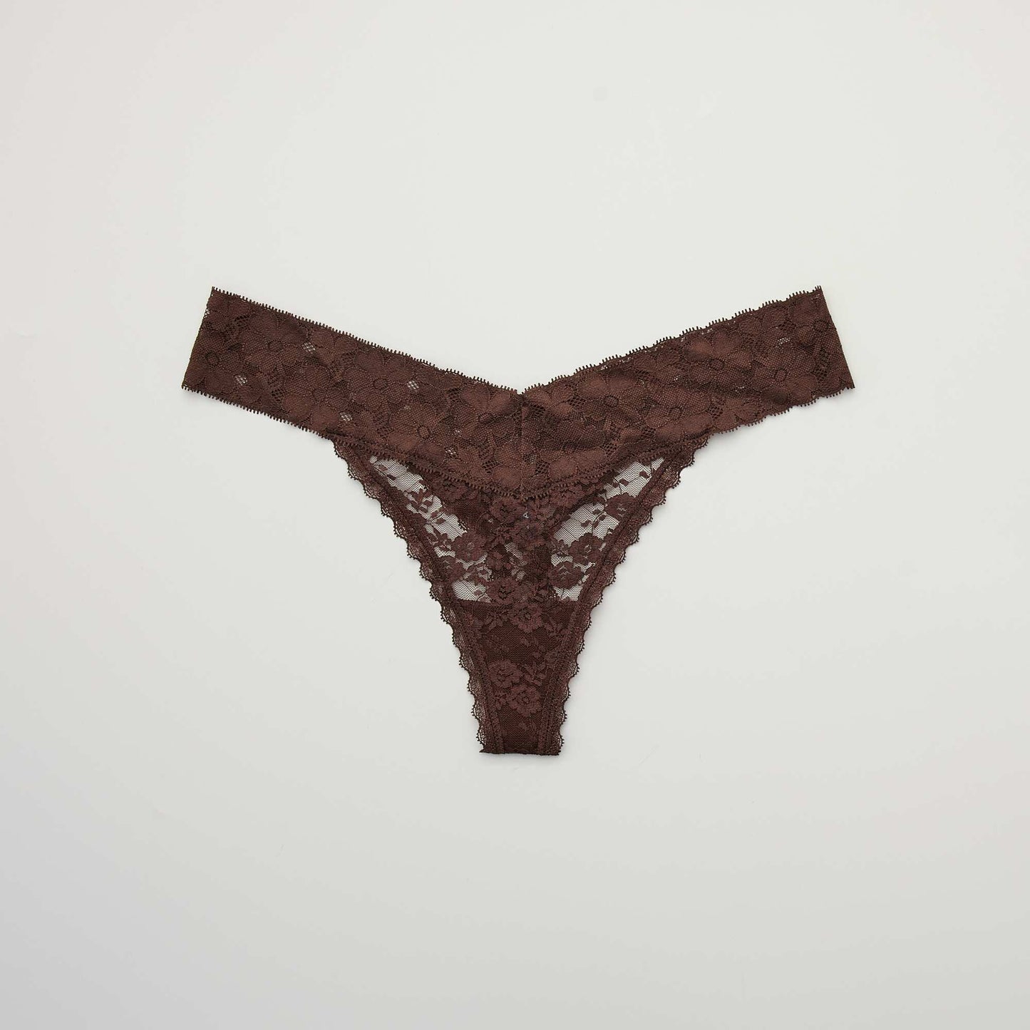 عبوة من 3 سراويل داخلية داخلية من الدانتيل باللون الوردي