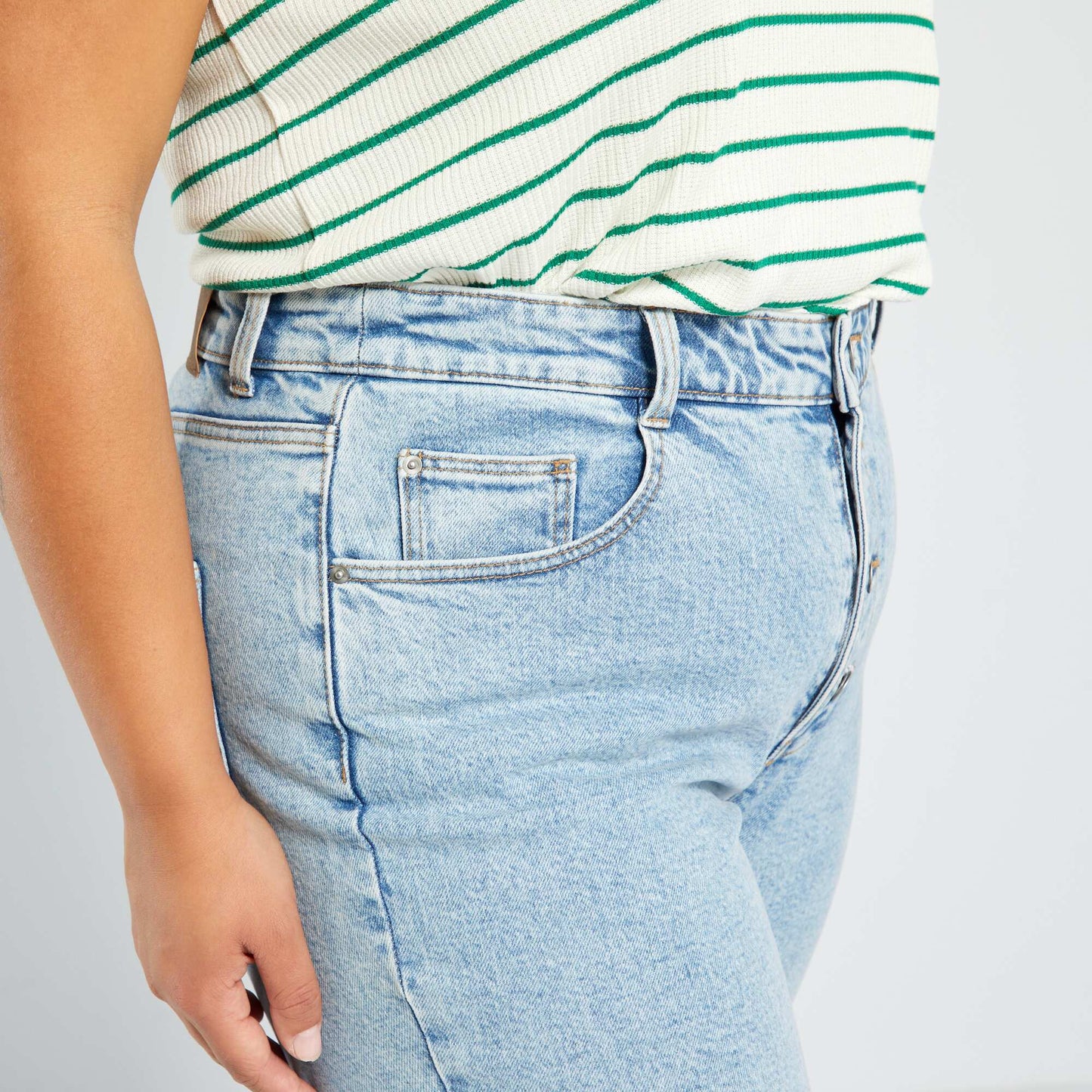 Mom-fit jeans - L30 Blue