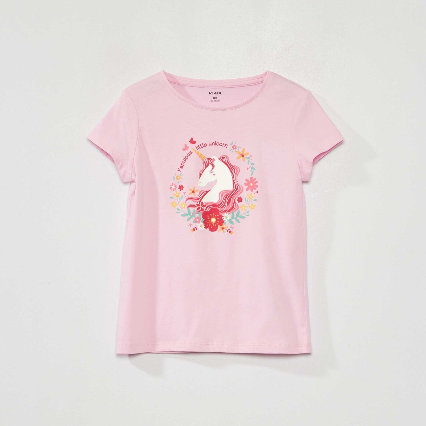 Unicorn print T-shirt PINK