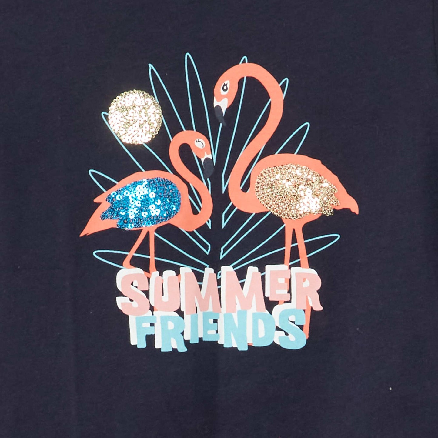 Jersey T-shirt with cute patterns BLUE