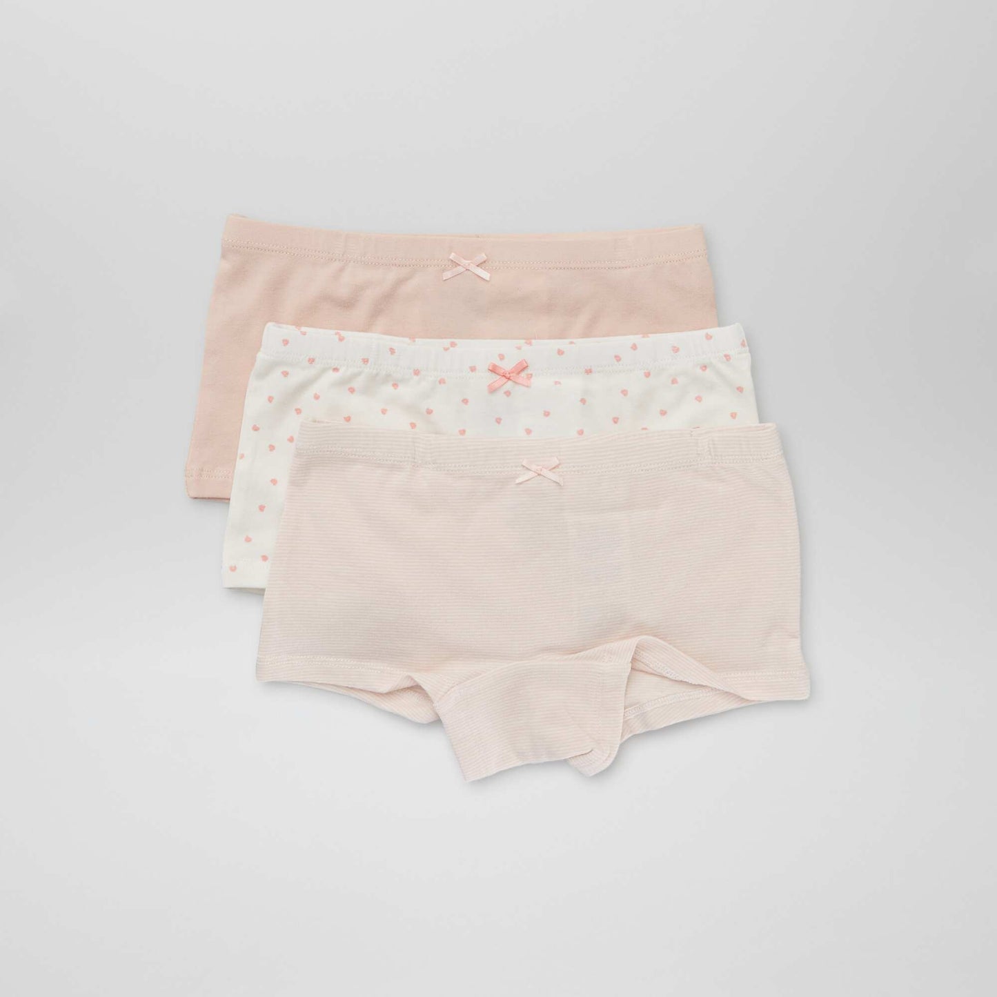 Pack of 3 pairs of boy shorts PINK